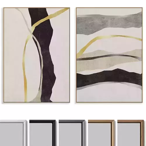 Abstract Painting Frame set