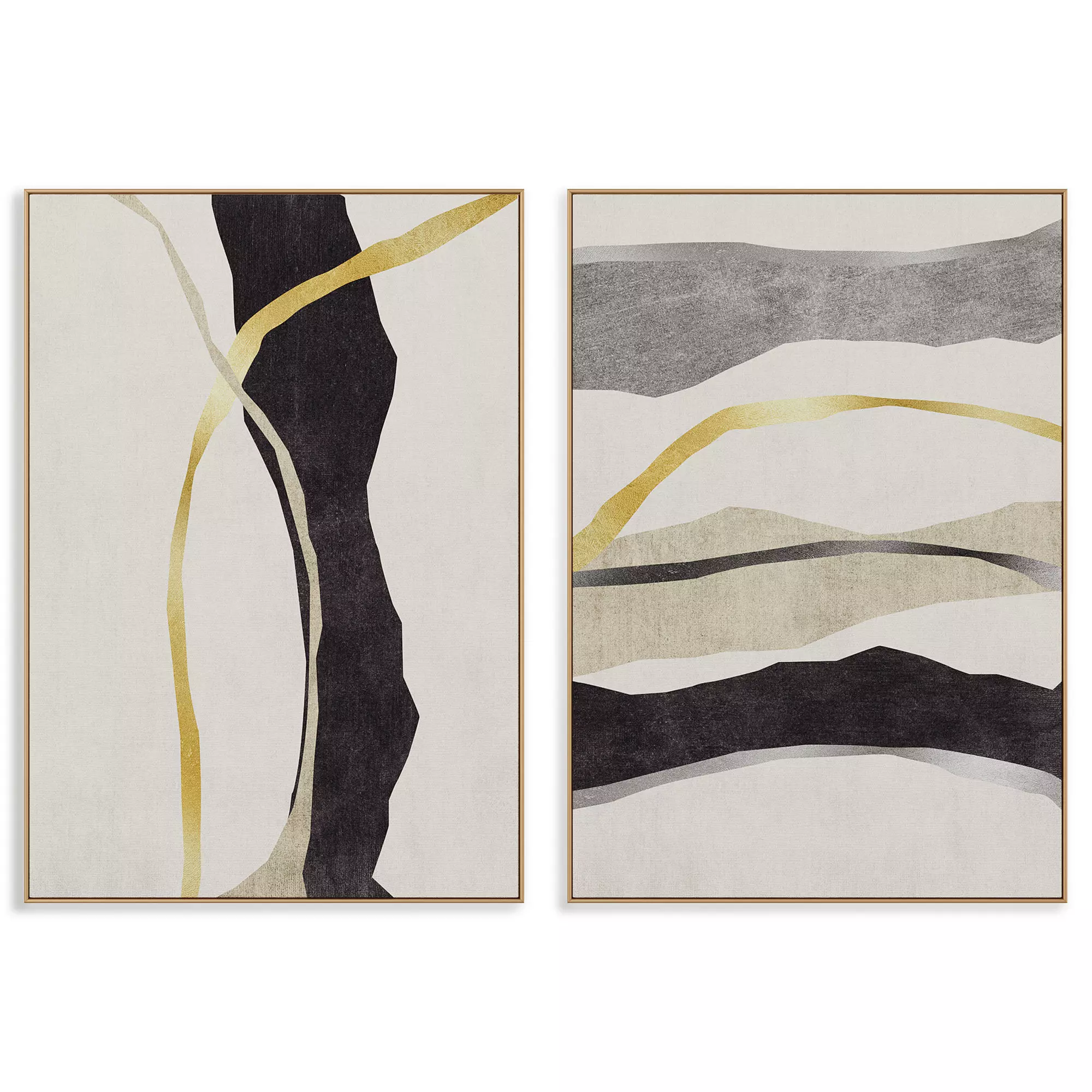 Abstract Painting Frame set 3D model_1