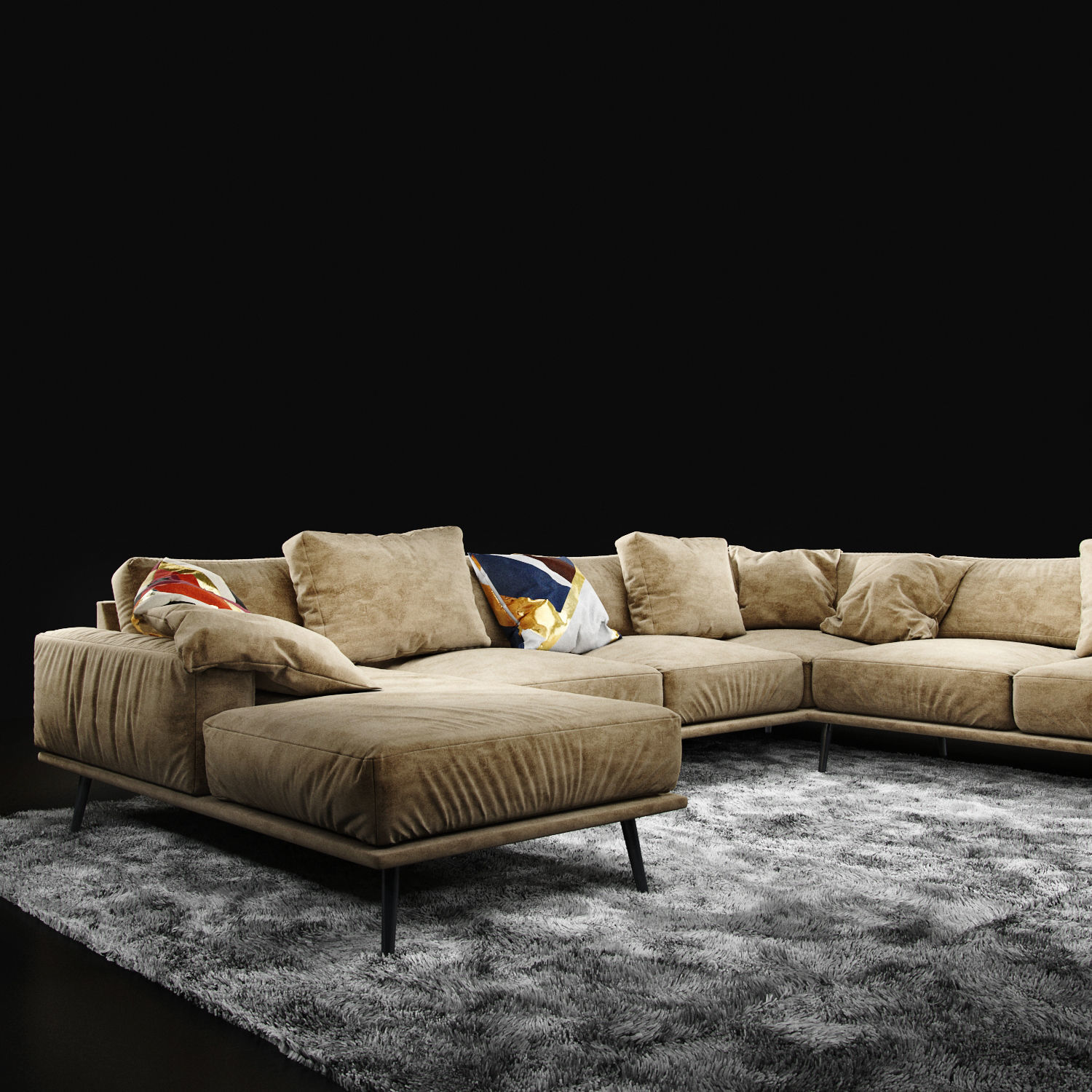 Sofa BoConcept Carlton 3D model_3