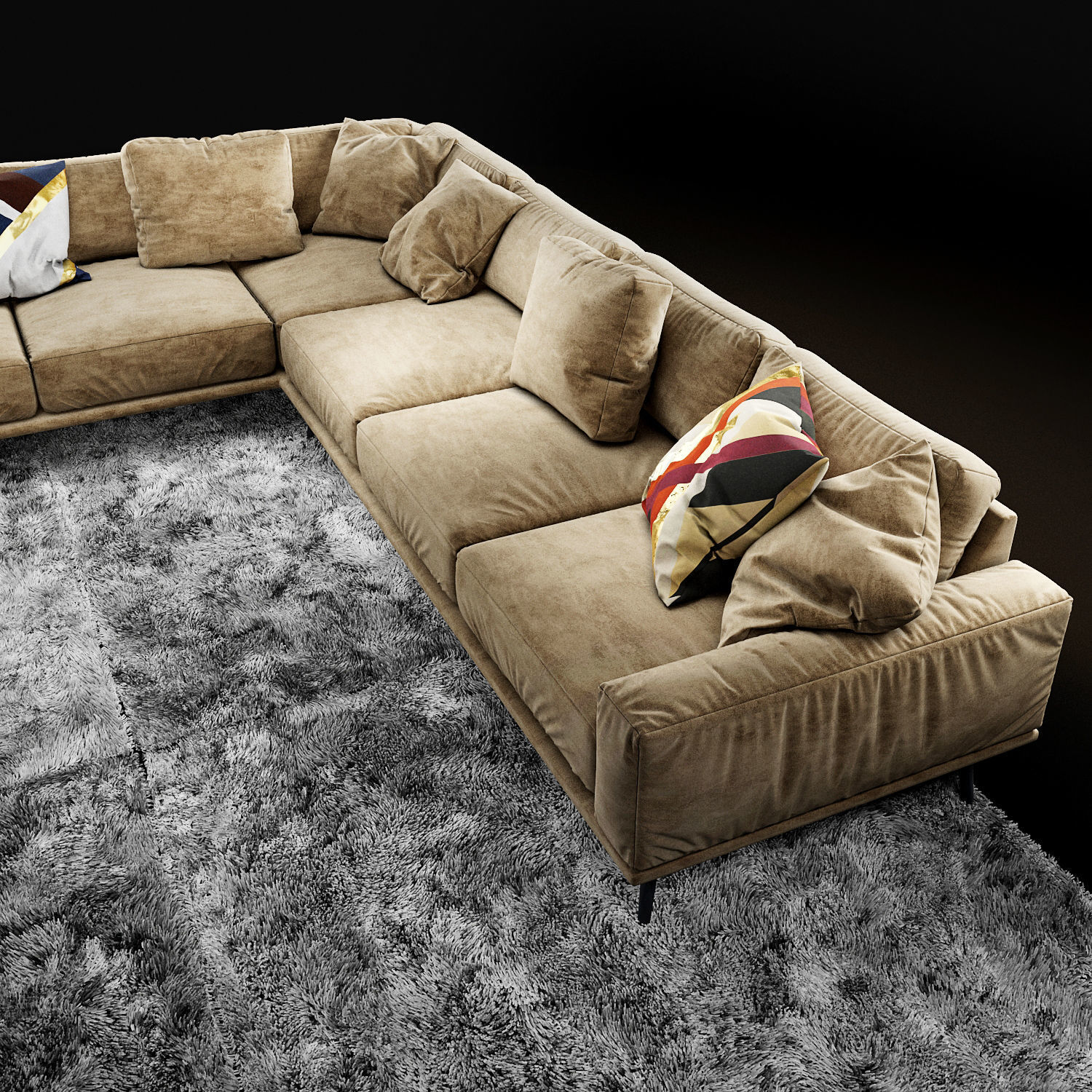 Sofa BoConcept Carlton 3D model_6