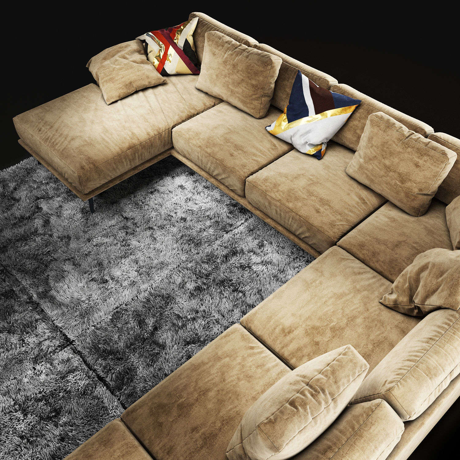 Sofa BoConcept Carlton 3D model_11