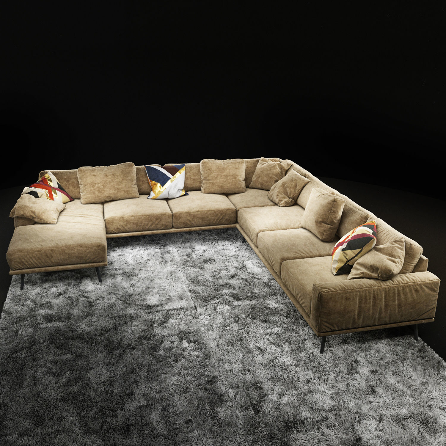 Sofa BoConcept Carlton 3D model_7