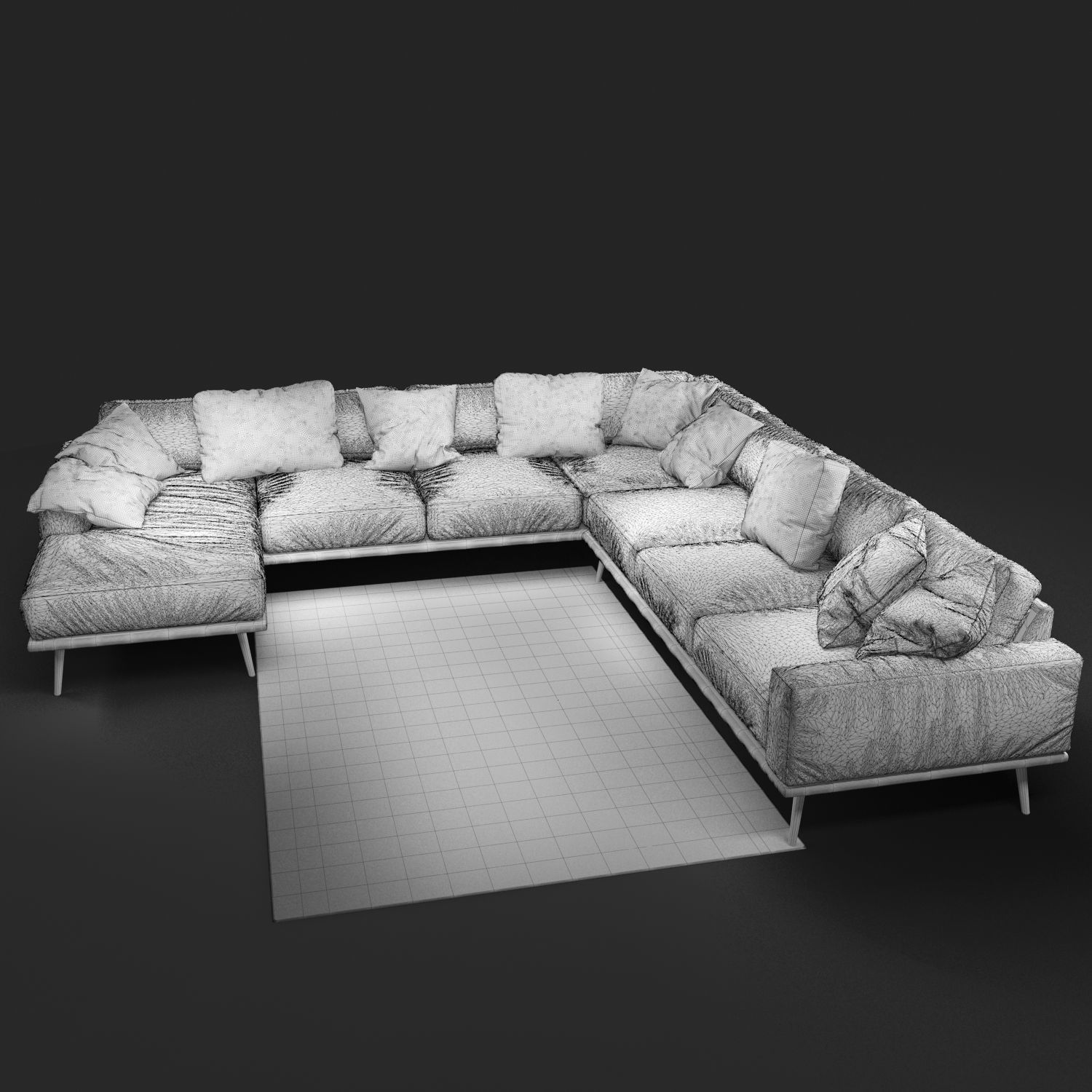 Sofa BoConcept Carlton 3D model_8