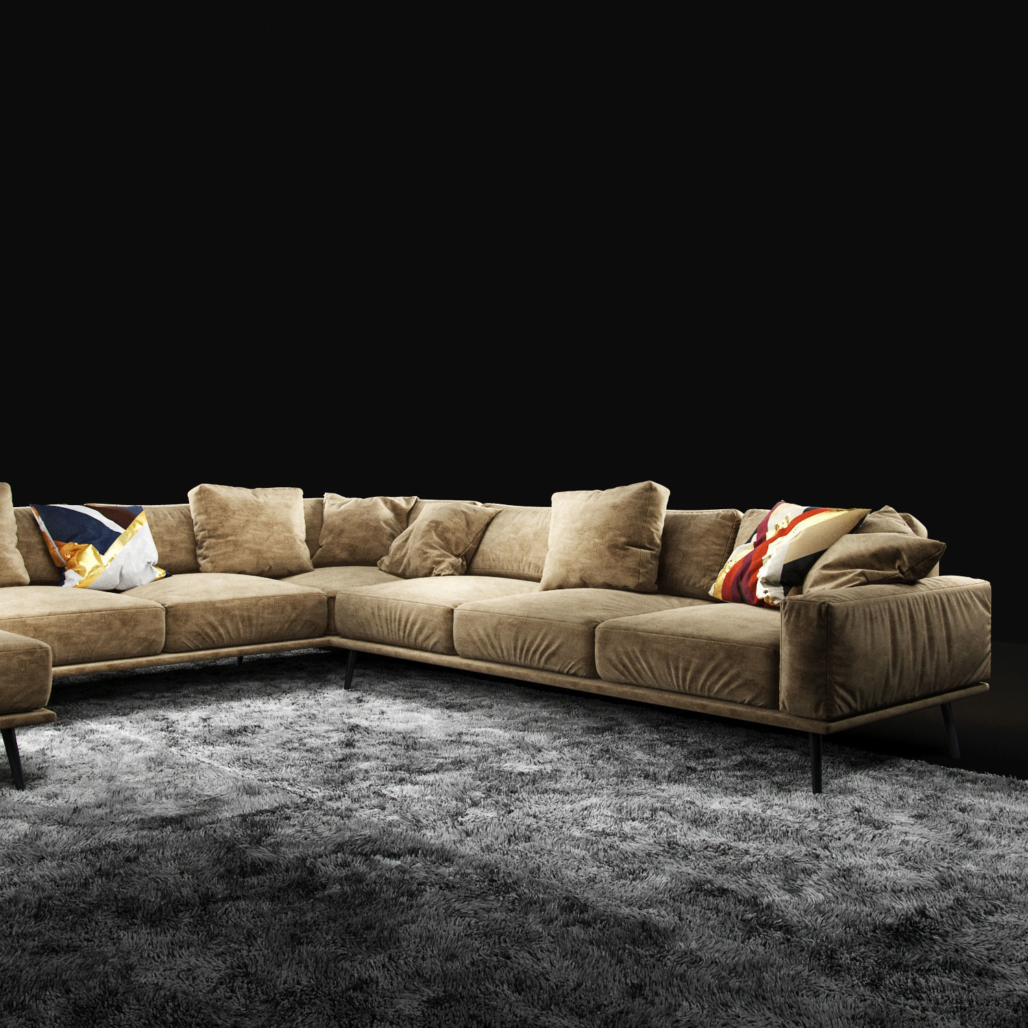Sofa BoConcept Carlton 3D model_2