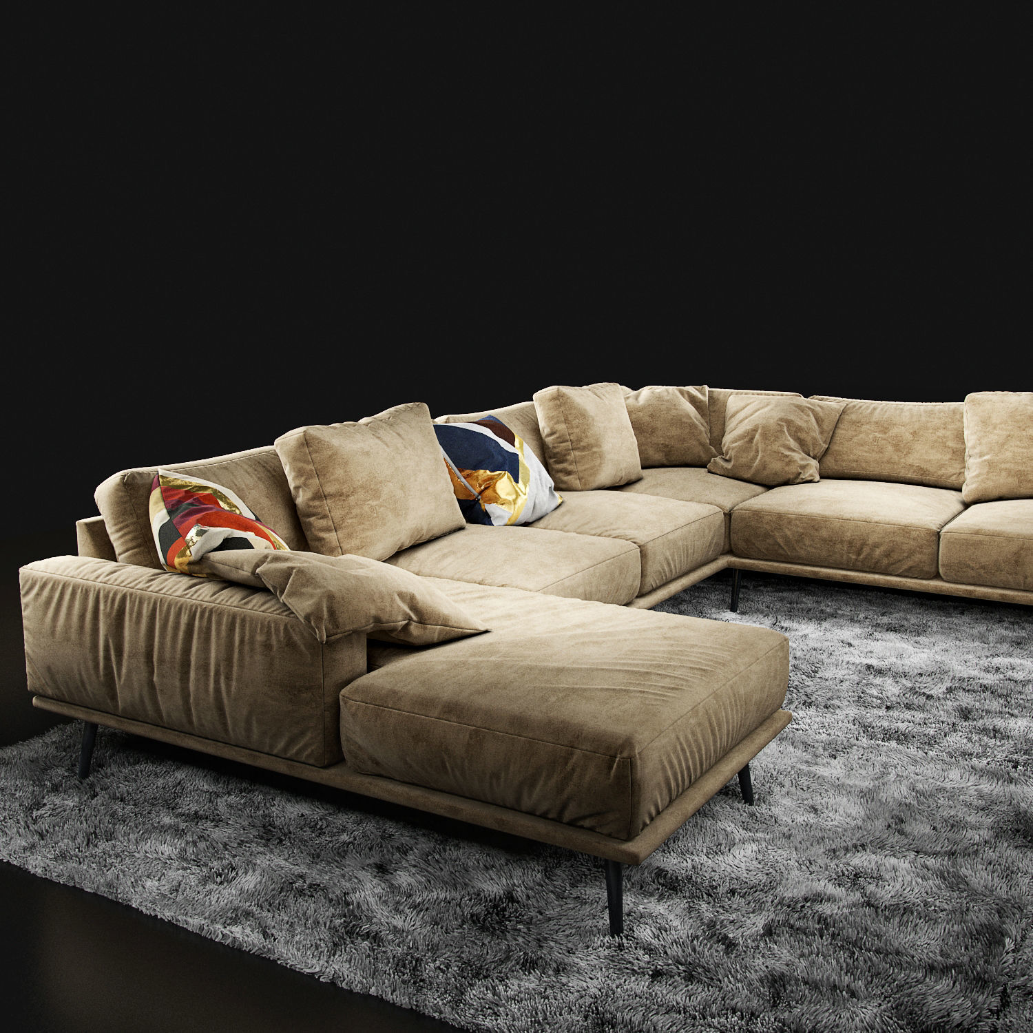 Sofa BoConcept Carlton 3D model_5