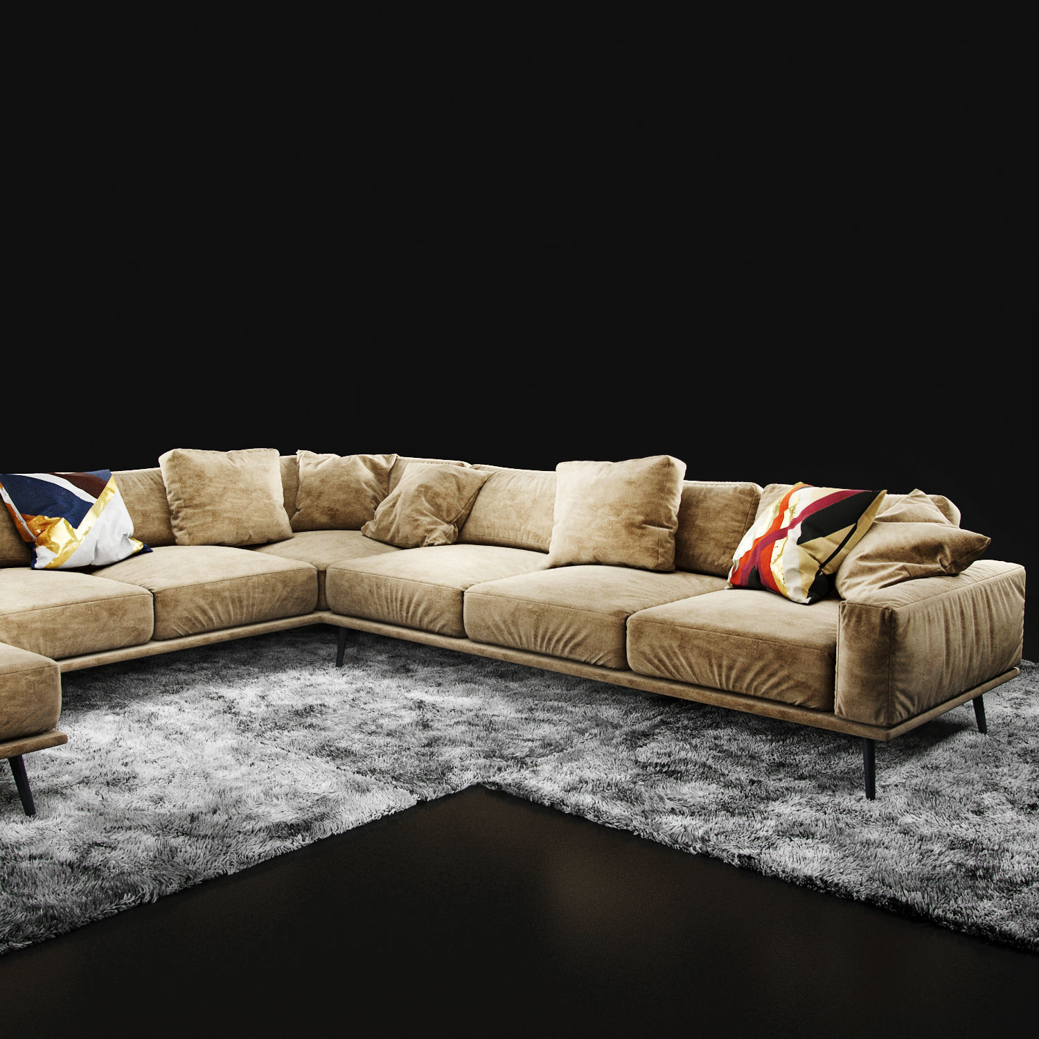 Sofa BoConcept Carlton 3D model_4