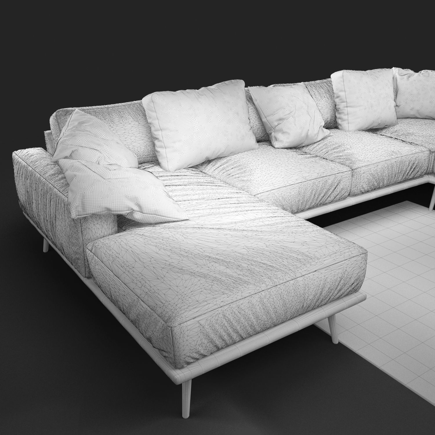 Sofa BoConcept Carlton 3D model_9