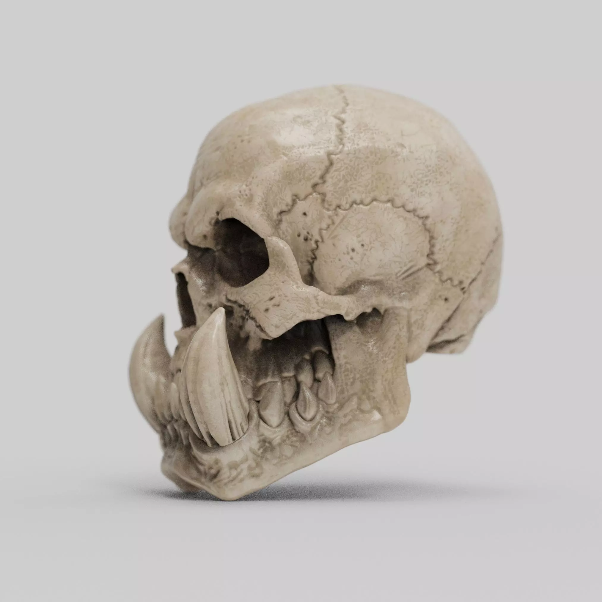 Skull of Guldan 3D print model_2