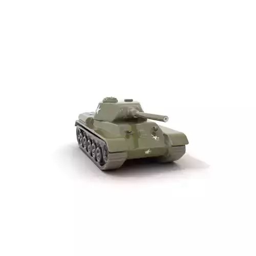 Classic Green Tank model pack