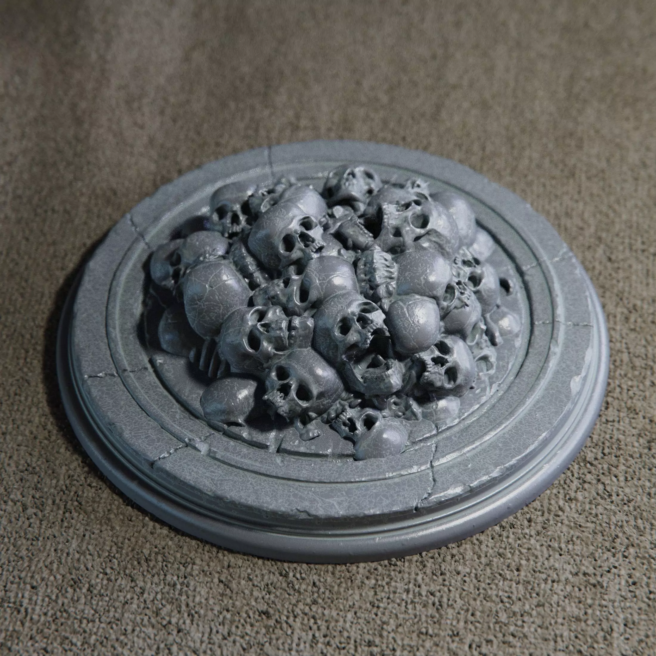 Spider Skull Pile 3D print model_4