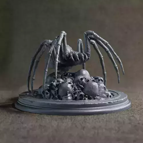 Spider Skull Pile 3D print model