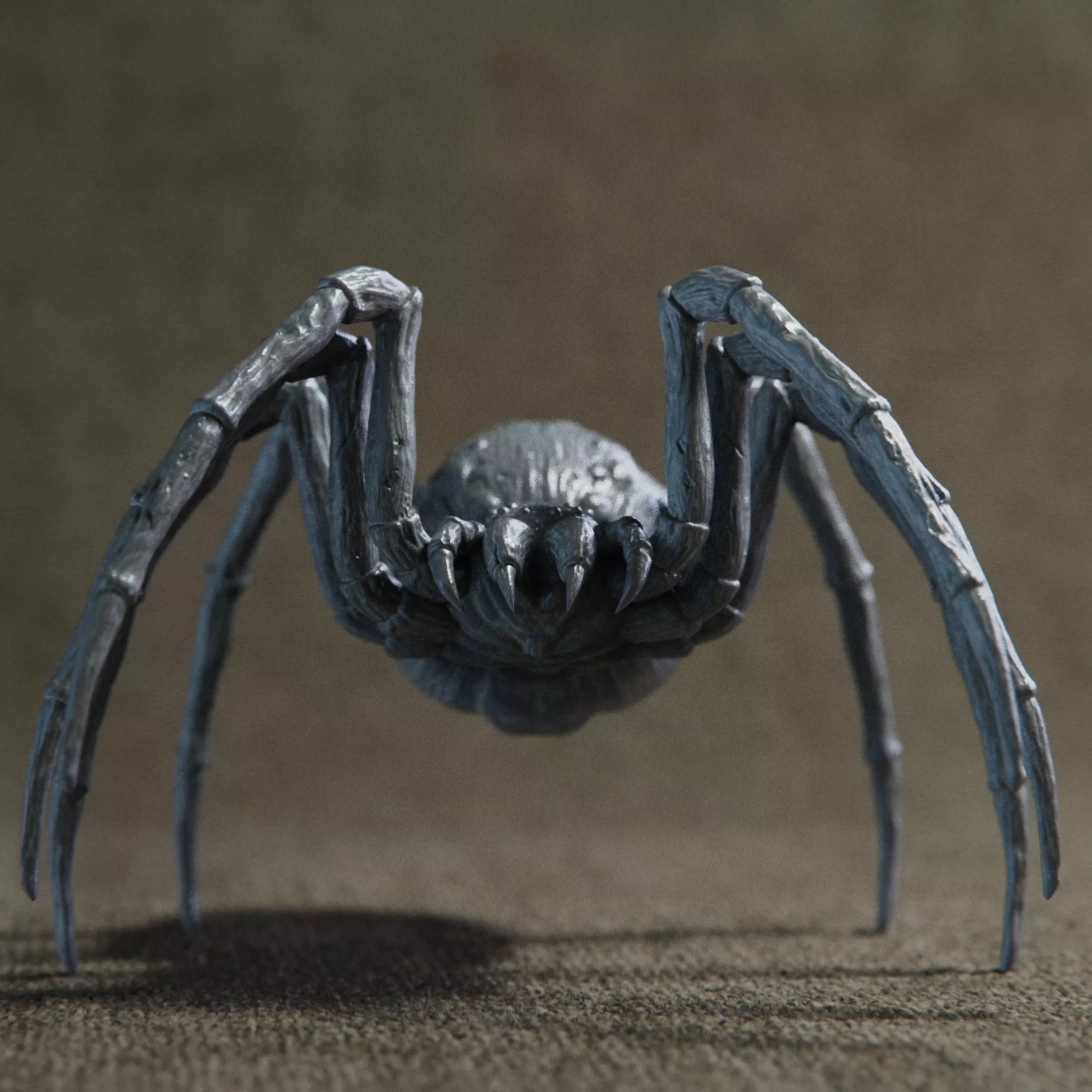 Spider Skull Pile 3D print model_5