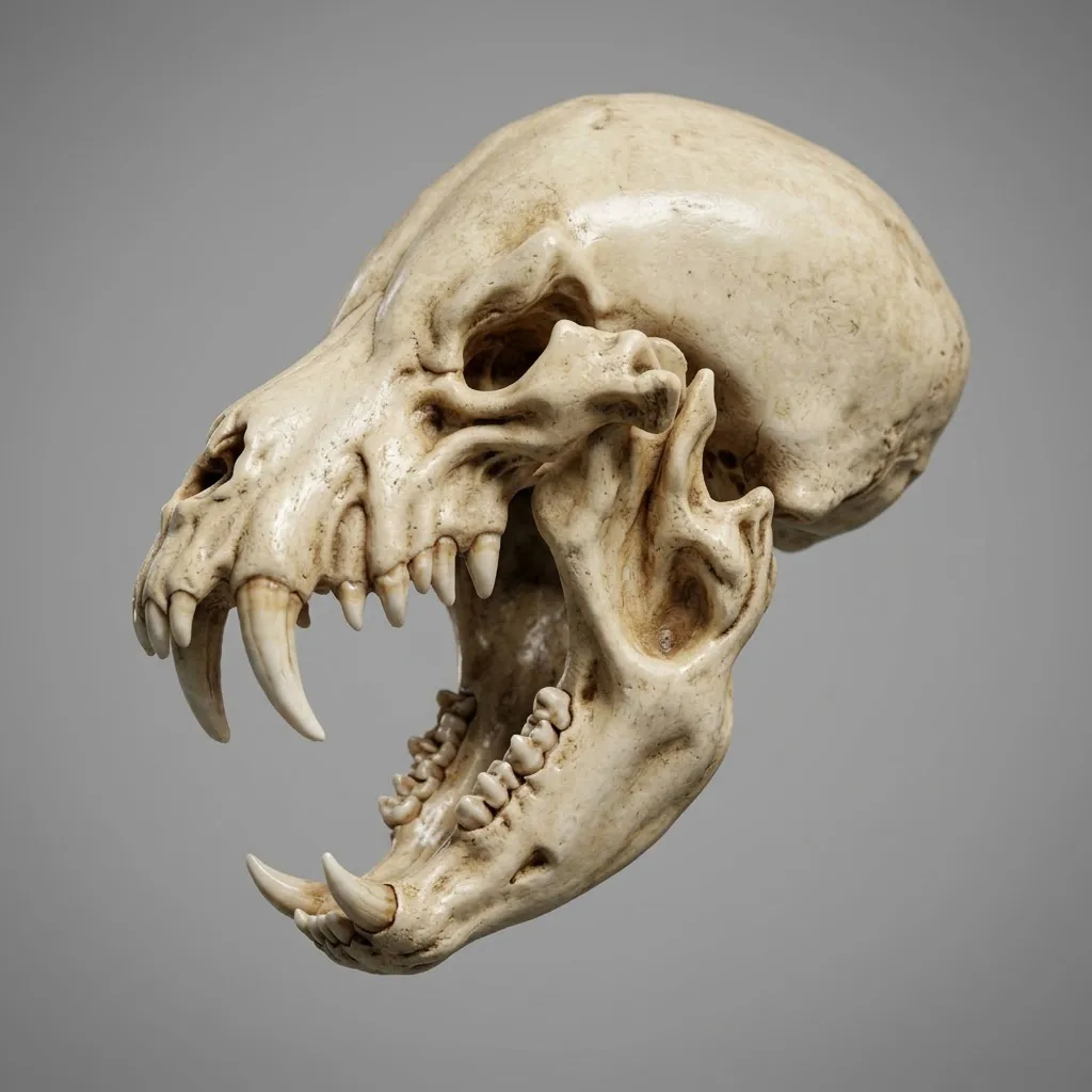 Werewolf Skull 3D print model