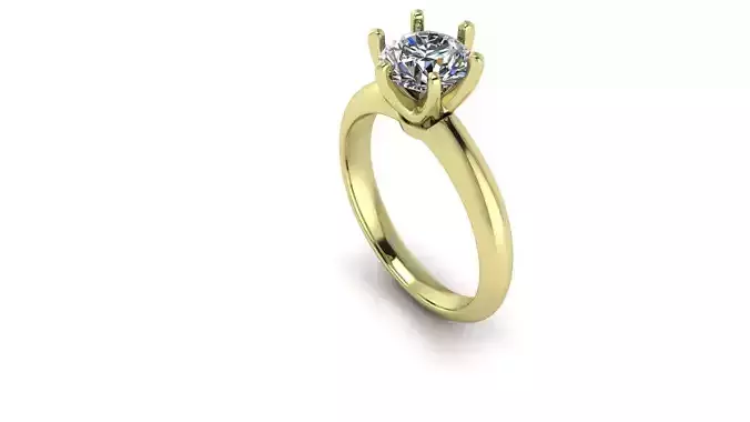 Tiffany Style 1ct Diamond Ring