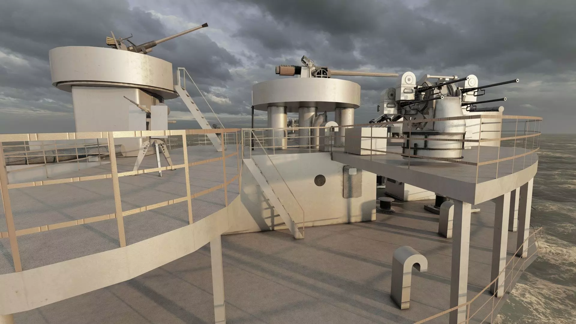 WW2 US NAVY LIBERTY CLASS CARGO SHIP 3D model_39