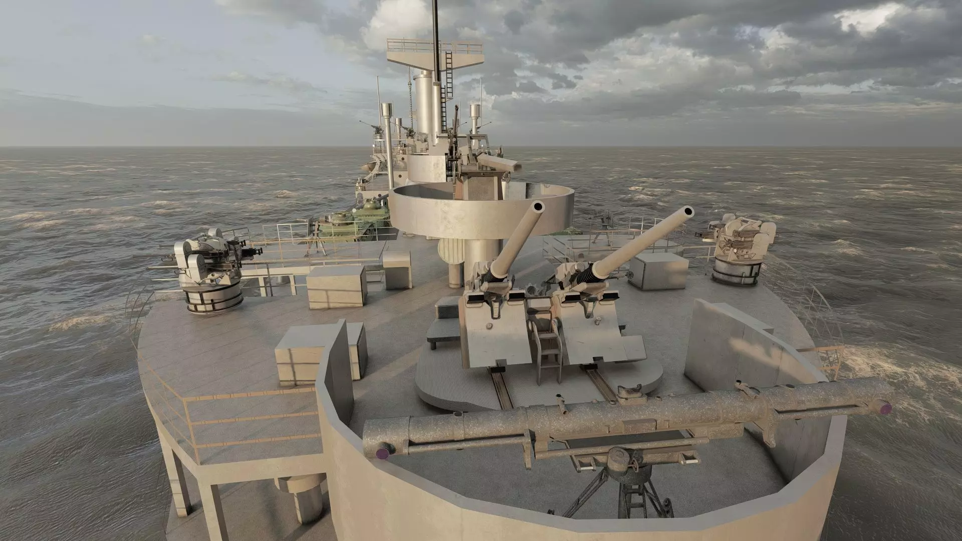 WW2 US NAVY LIBERTY CLASS CARGO SHIP 3D model_41