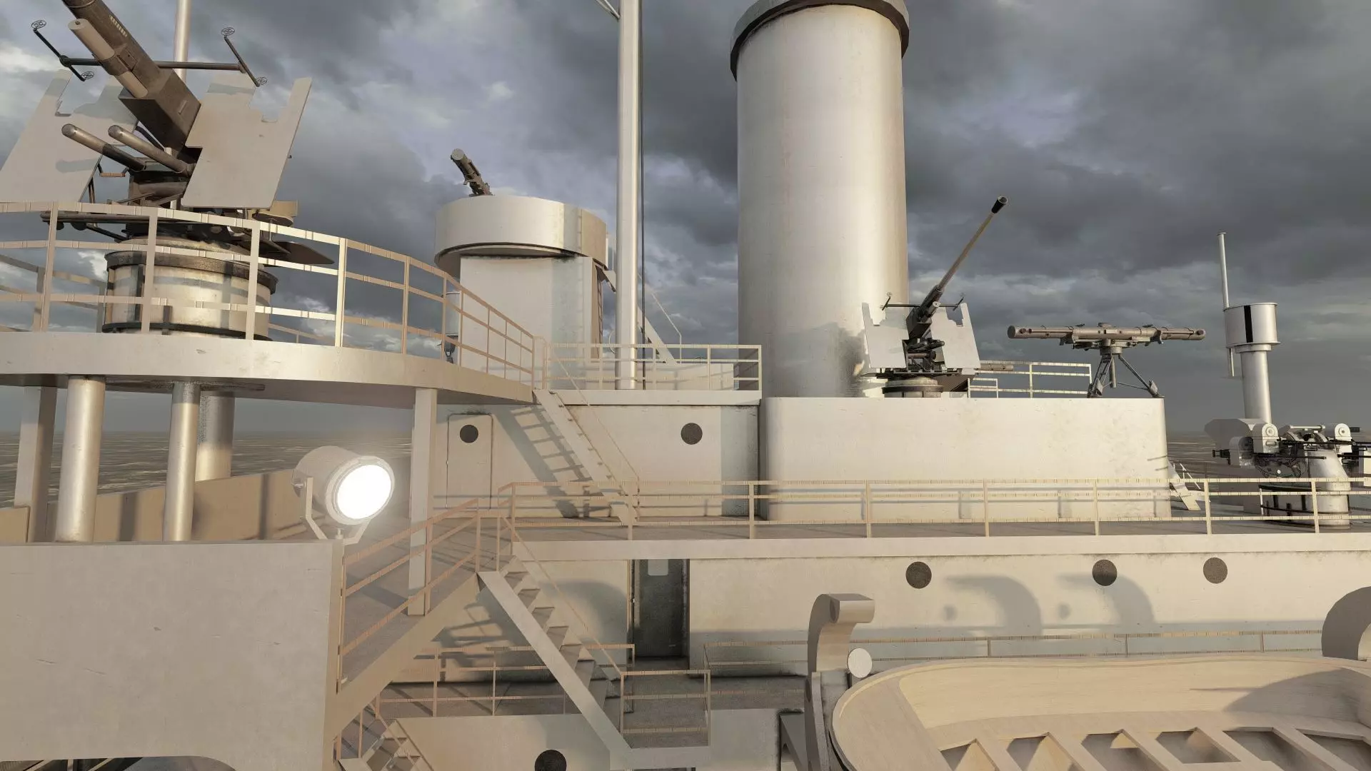 WW2 US NAVY LIBERTY CLASS CARGO SHIP 3D model_34