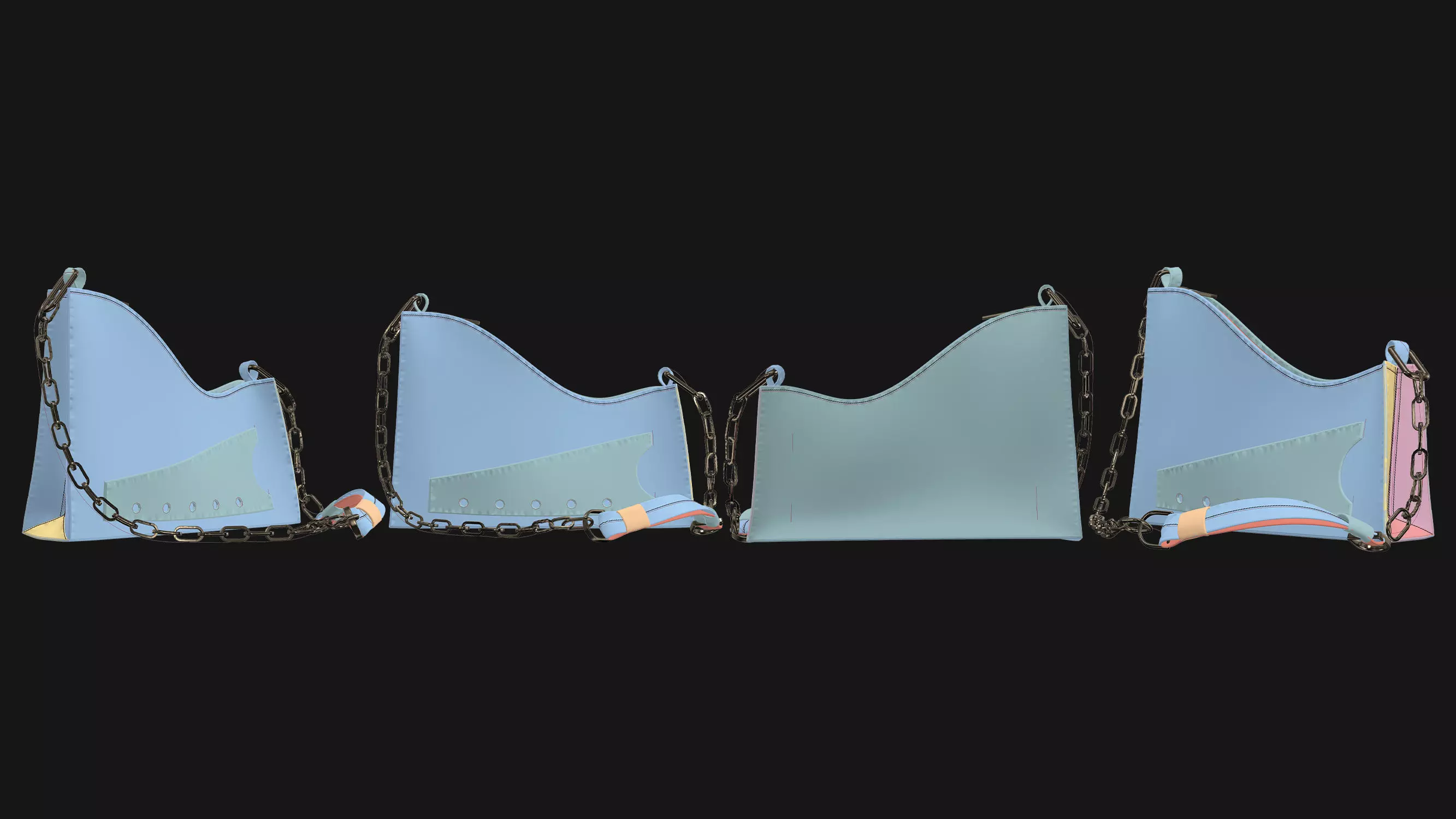 5 Female Bag Collection 3D model_5