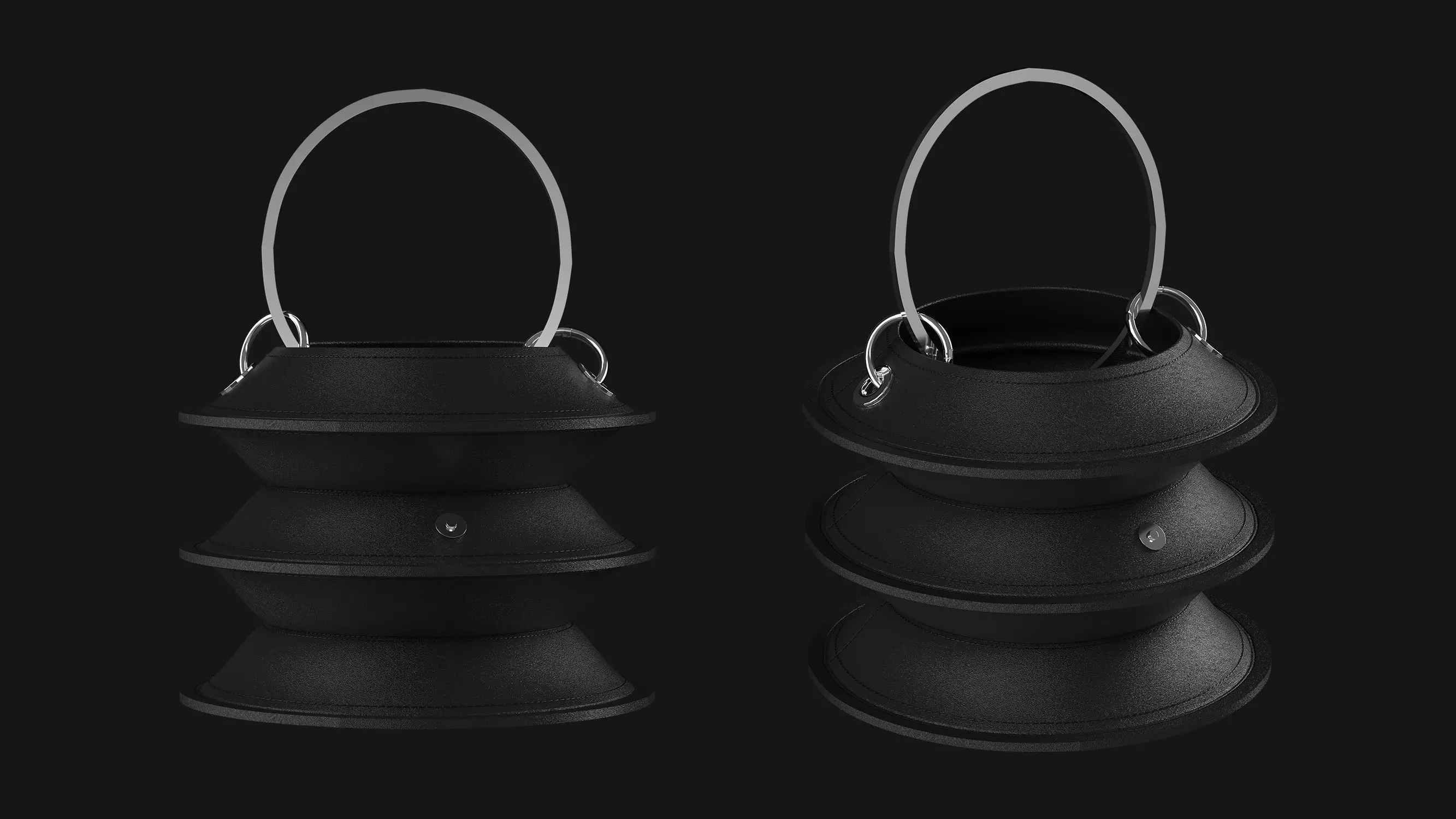 5 Female Bag Collection 3D model_10