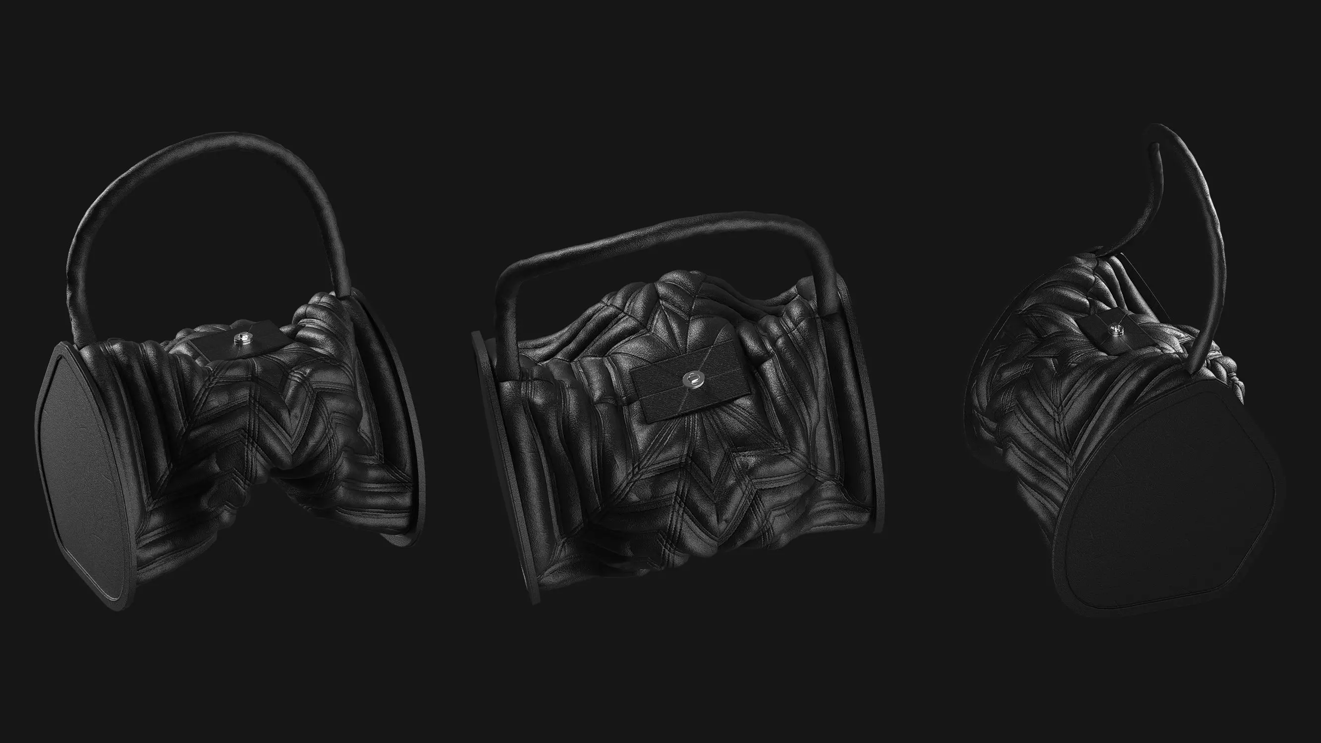 5 Female Bag Collection 3D model_7