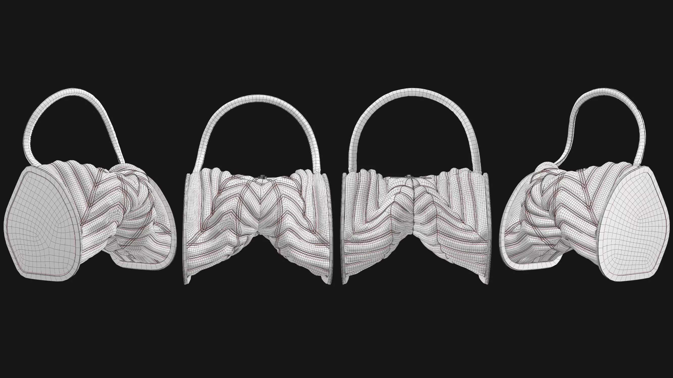 5 Female Bag Collection 3D model_9