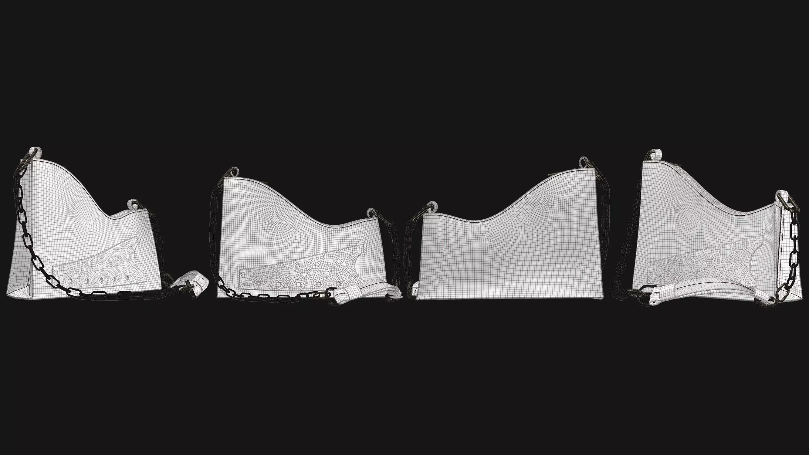 5 Female Bag Collection 3D model_6