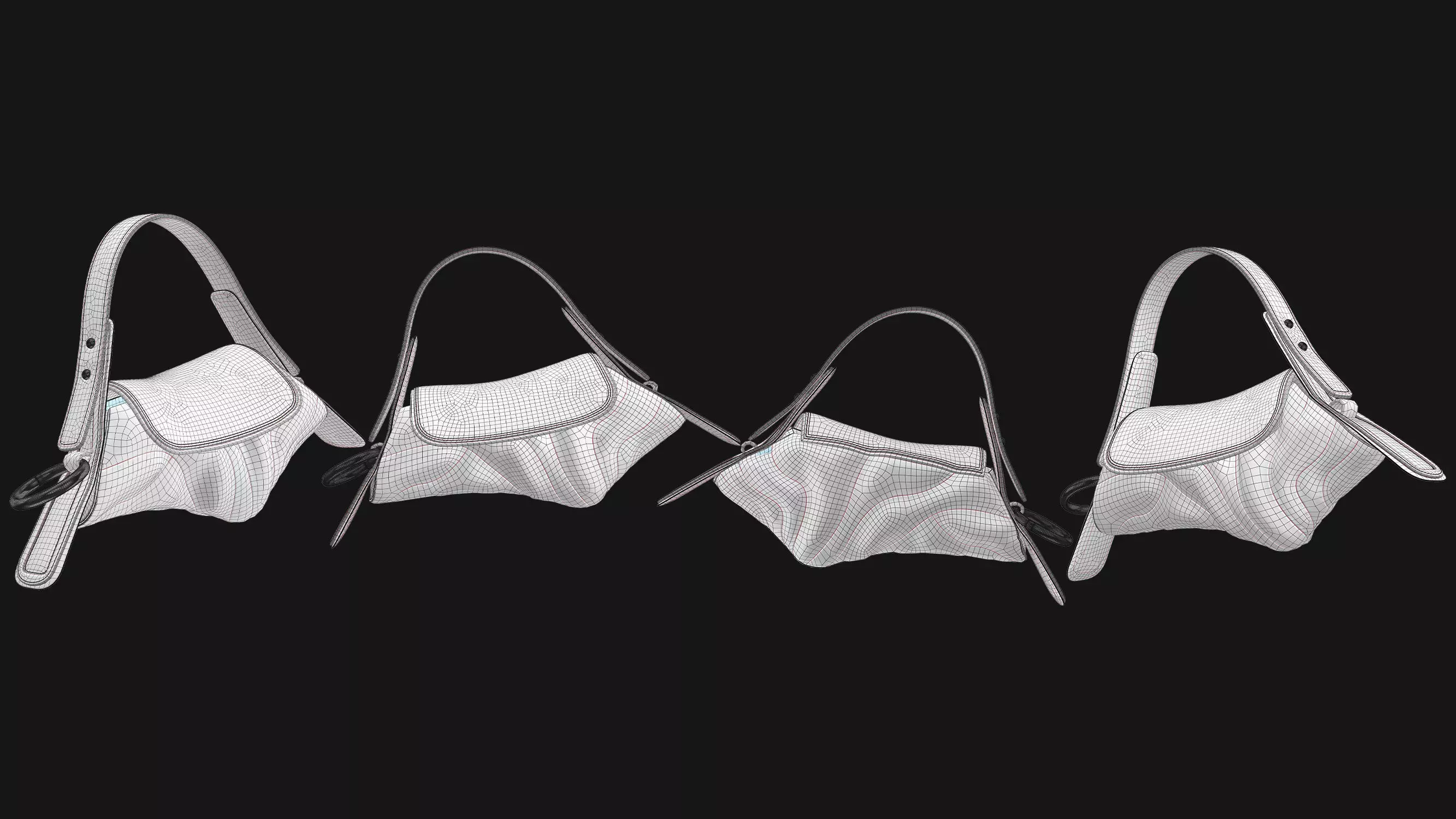 5 Female Bag Collection 3D model_3