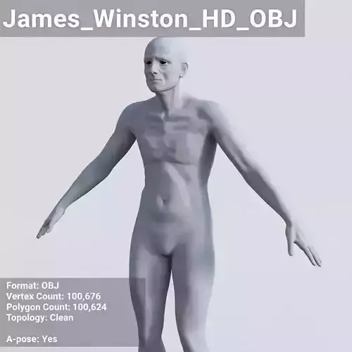 Genesis 9 Base Model - Aged Male 3D model