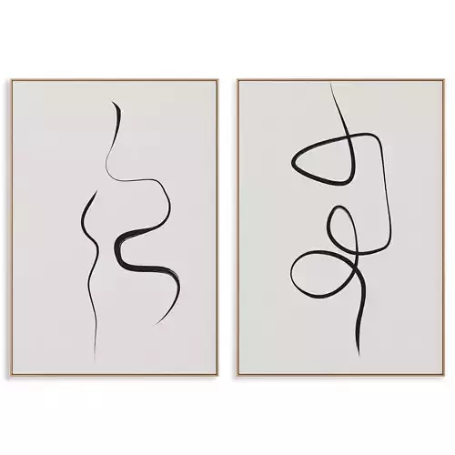 Abstract Painting Frame set