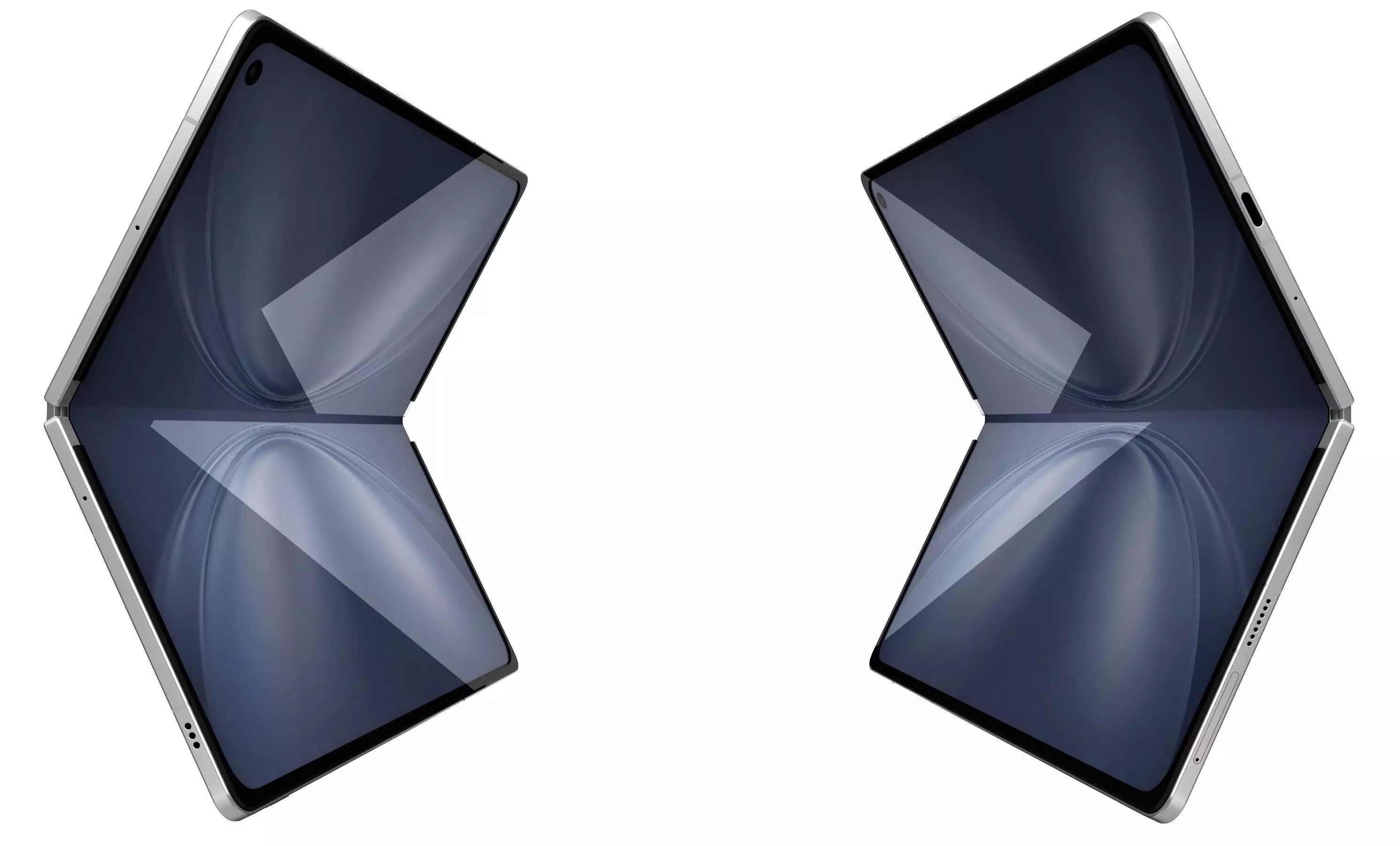 Vivo X Fold 5 White 3D model_14