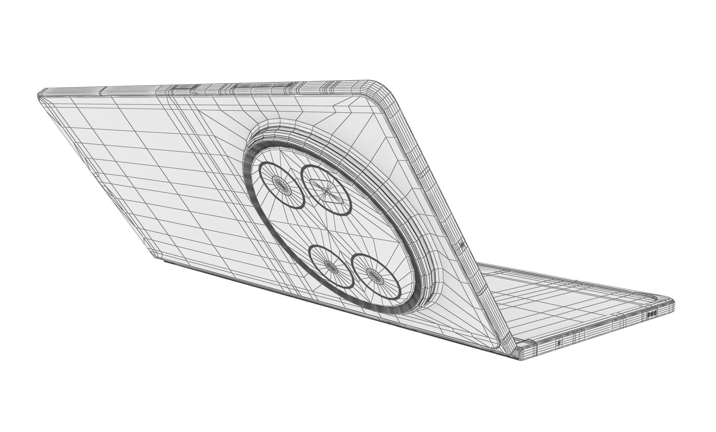 Vivo X Fold 5 White 3D model_20