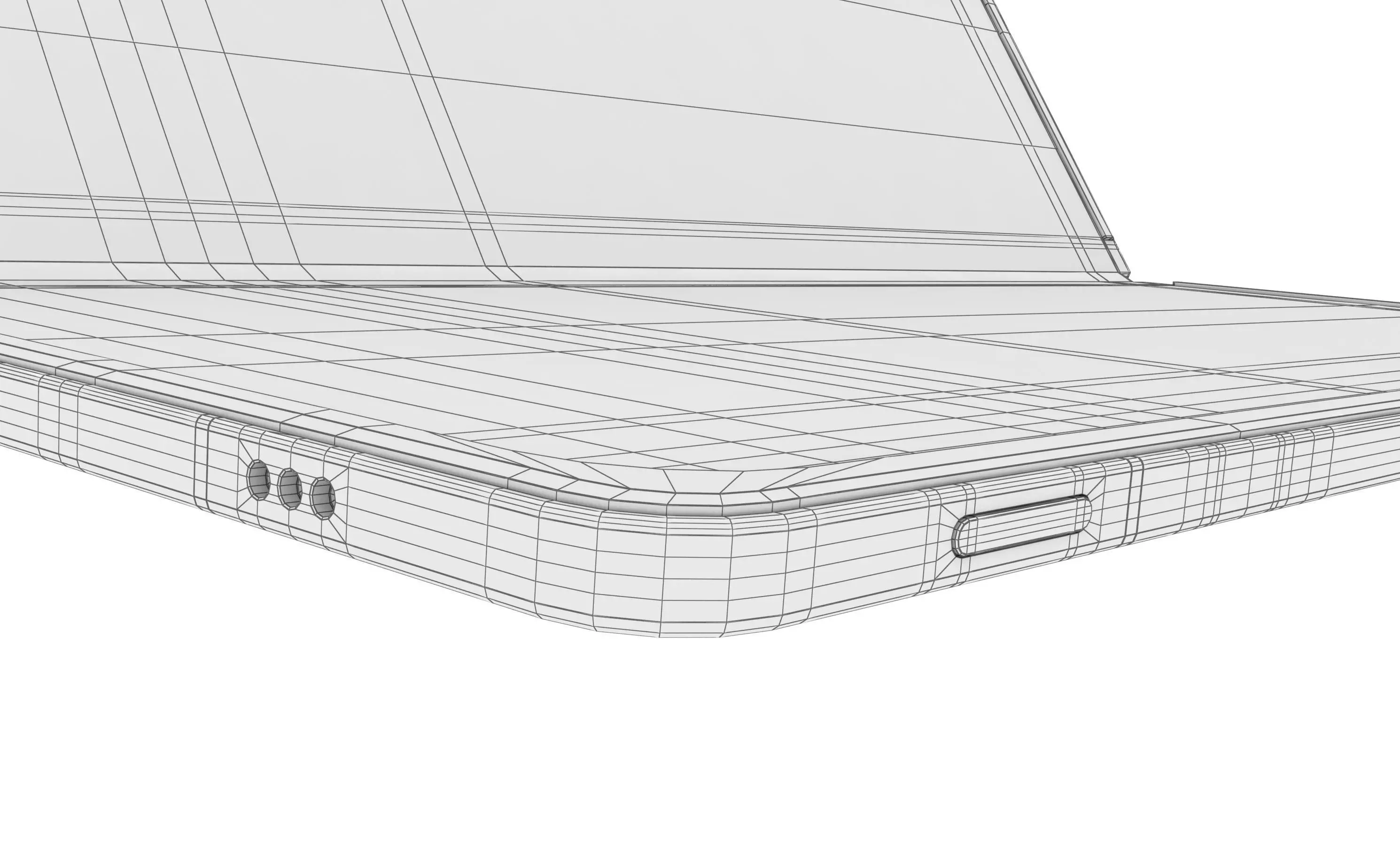 Vivo X Fold 5 White 3D model_25