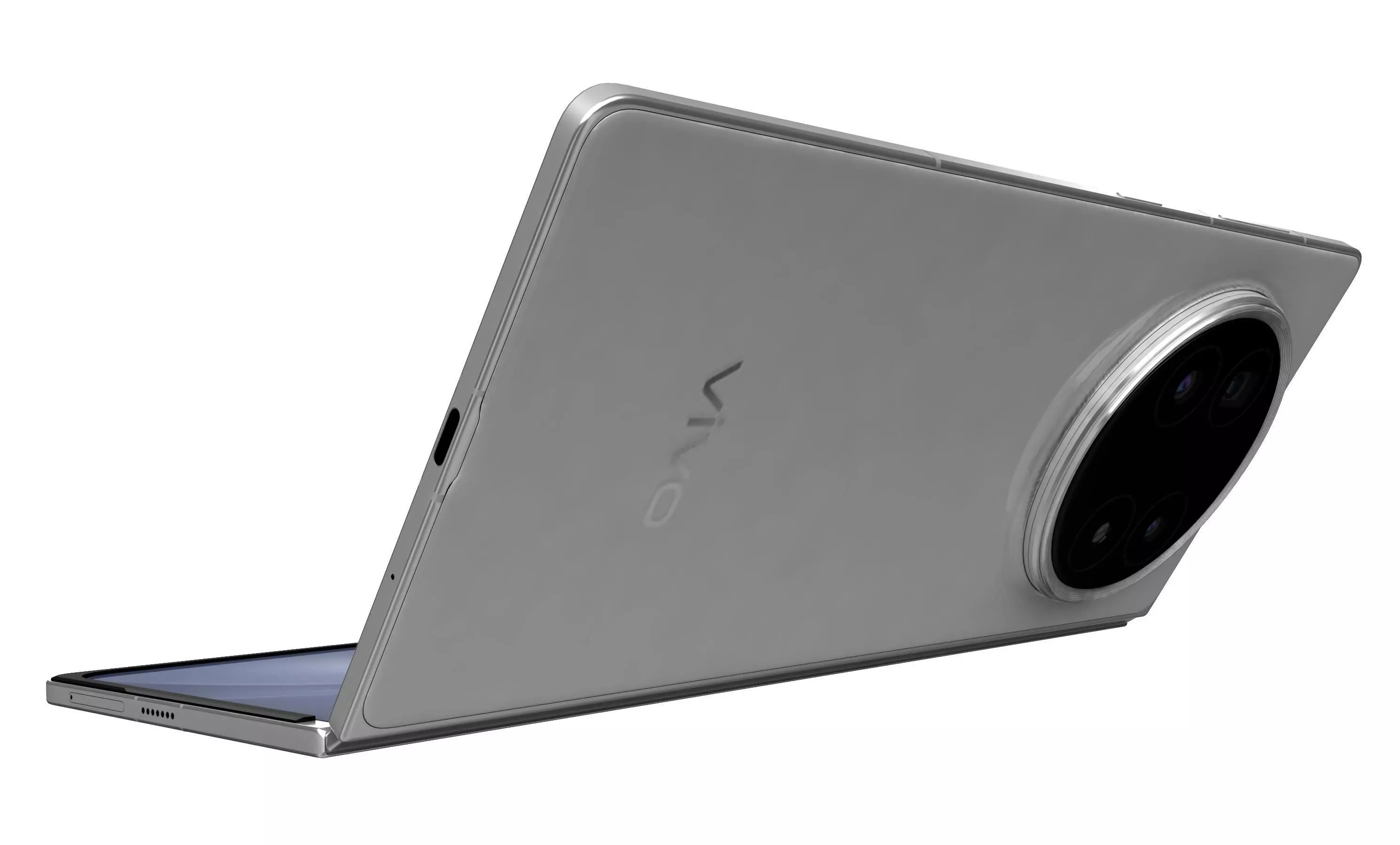 Vivo X Fold 5 White 3D model_5