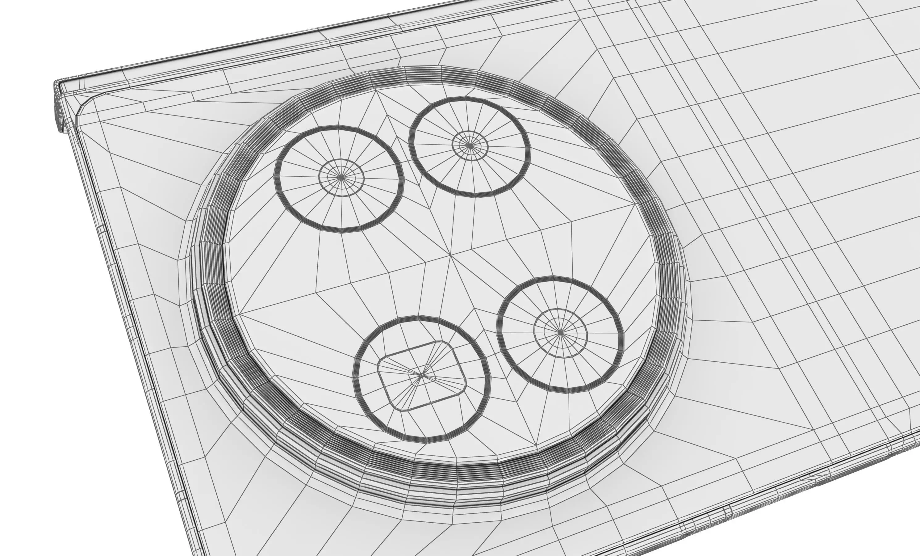 Vivo X Fold 5 White 3D model_27