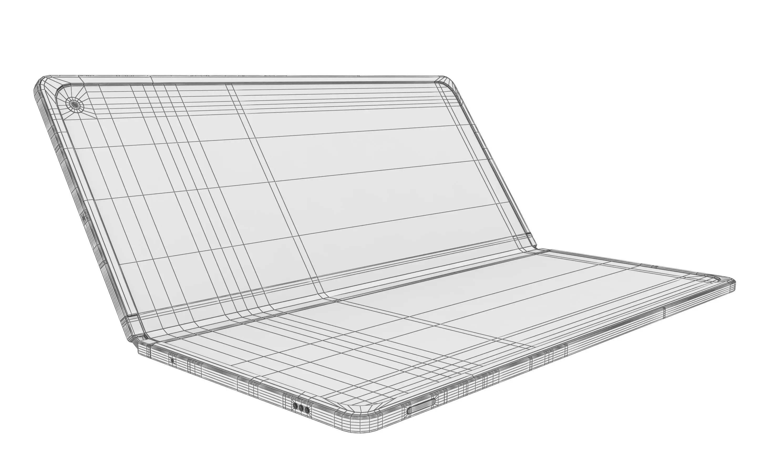 Vivo X Fold 5 White 3D model_23