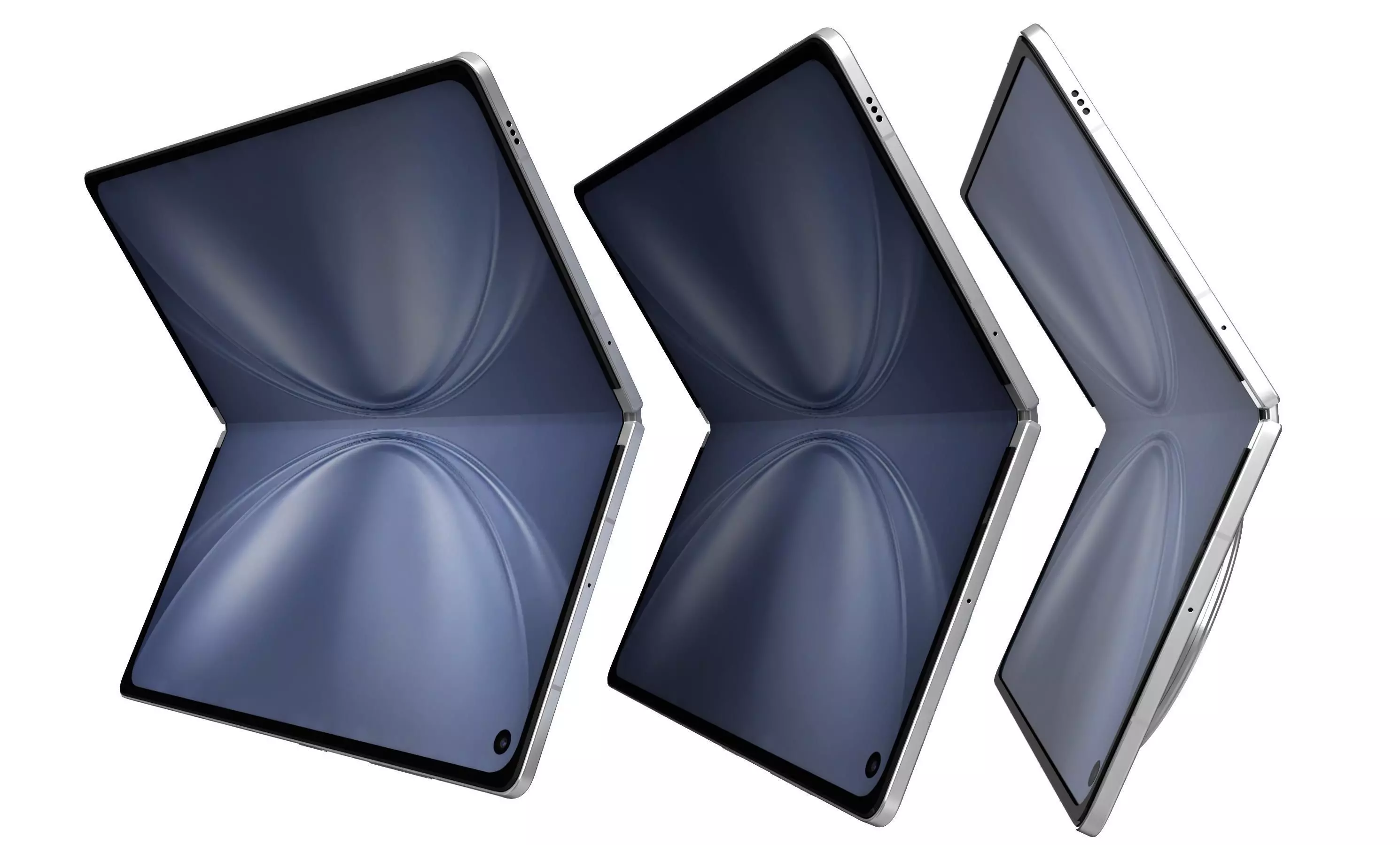 Vivo X Fold 5 White 3D model_12