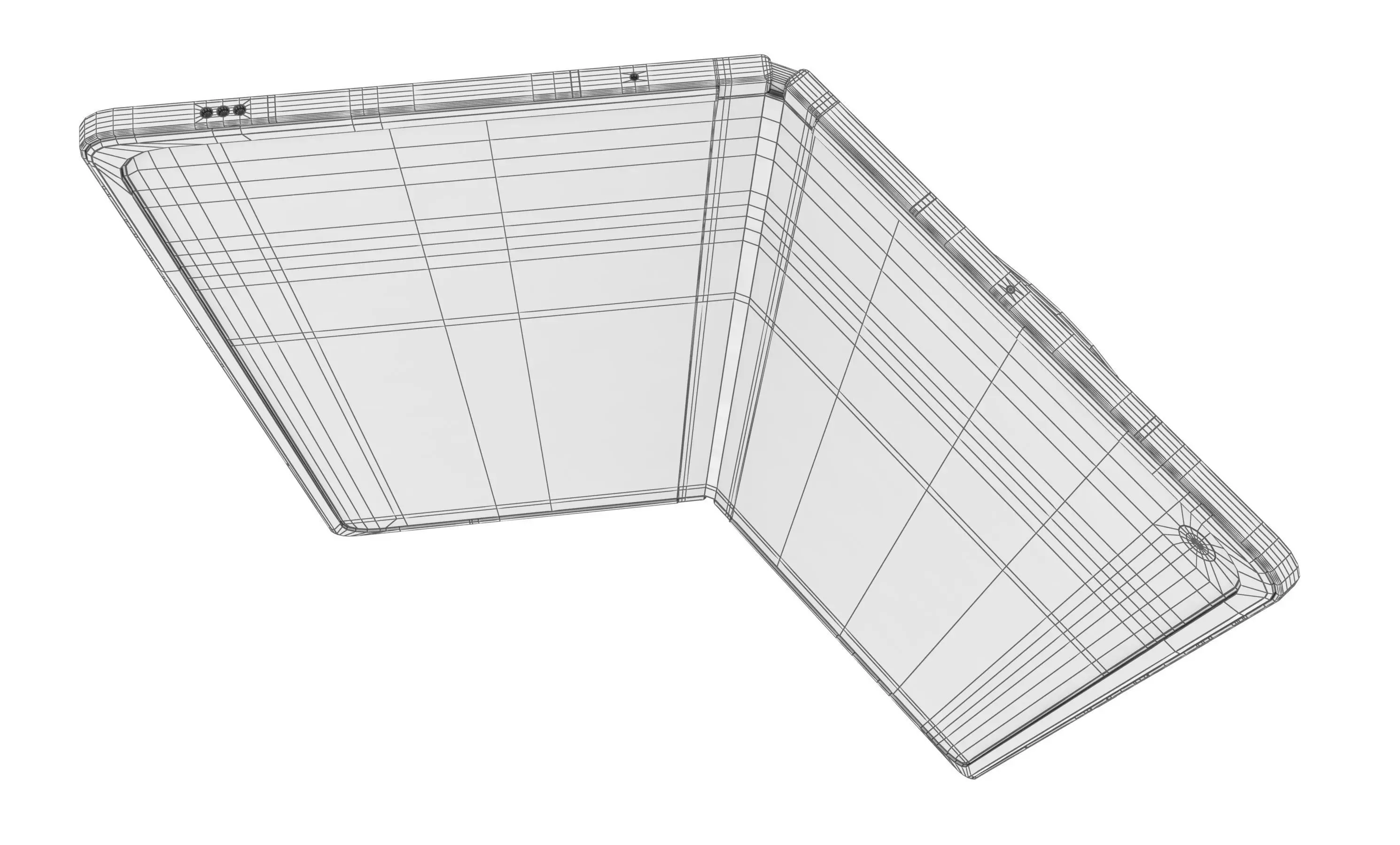 Vivo X Fold 5 White 3D model_15