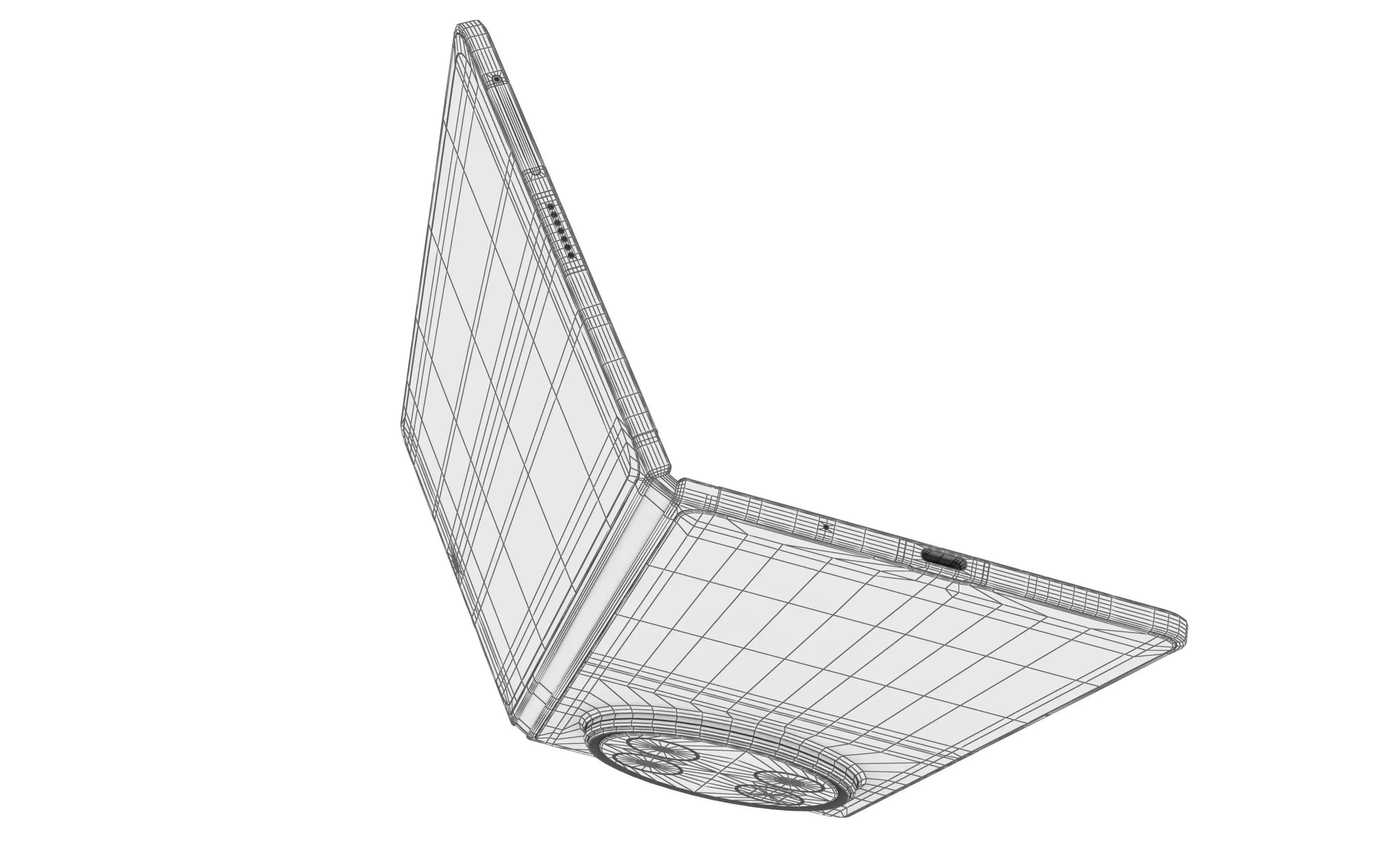 Vivo X Fold 5 White 3D model_19