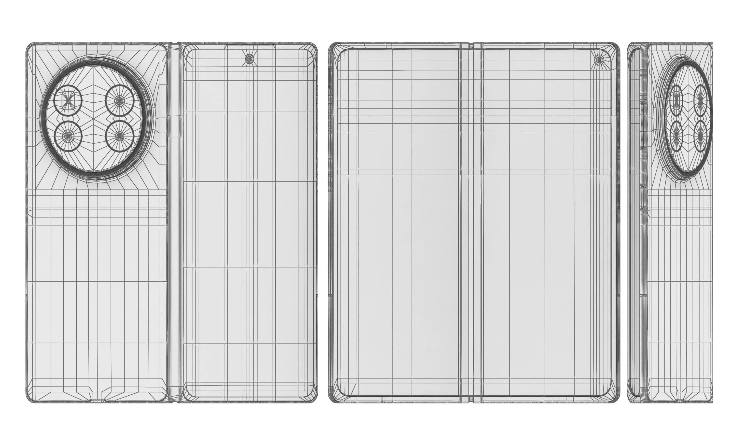 Vivo X Fold 5 All Colors 3D model_9