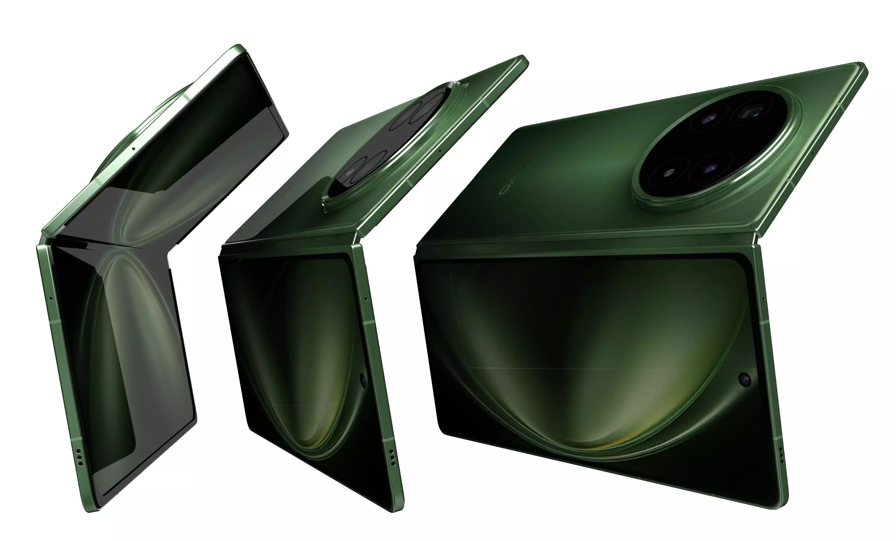 Vivo X Fold 5 All Colors 3D model_2