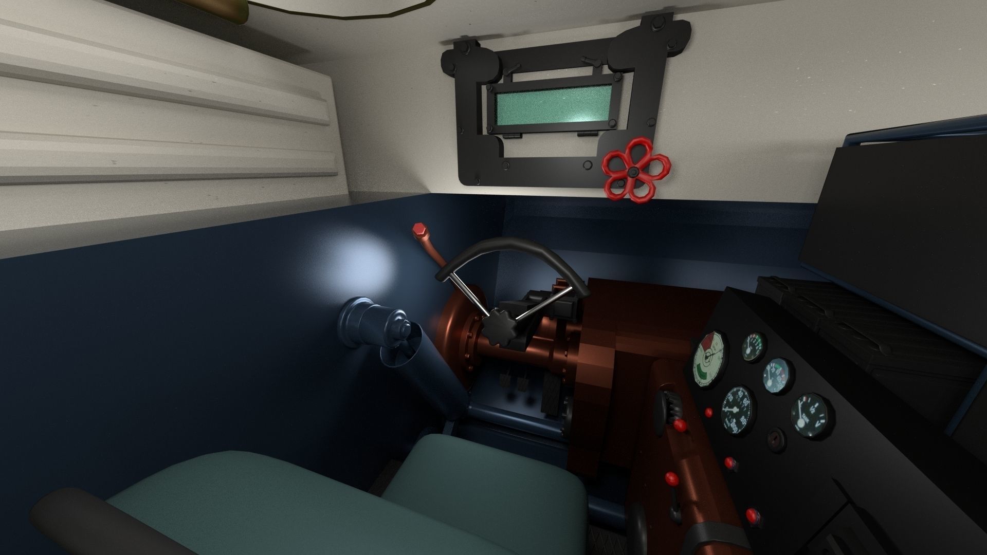 Fully built Panzer Tiger Tank Late 1944 v2 Firing 3D model_72