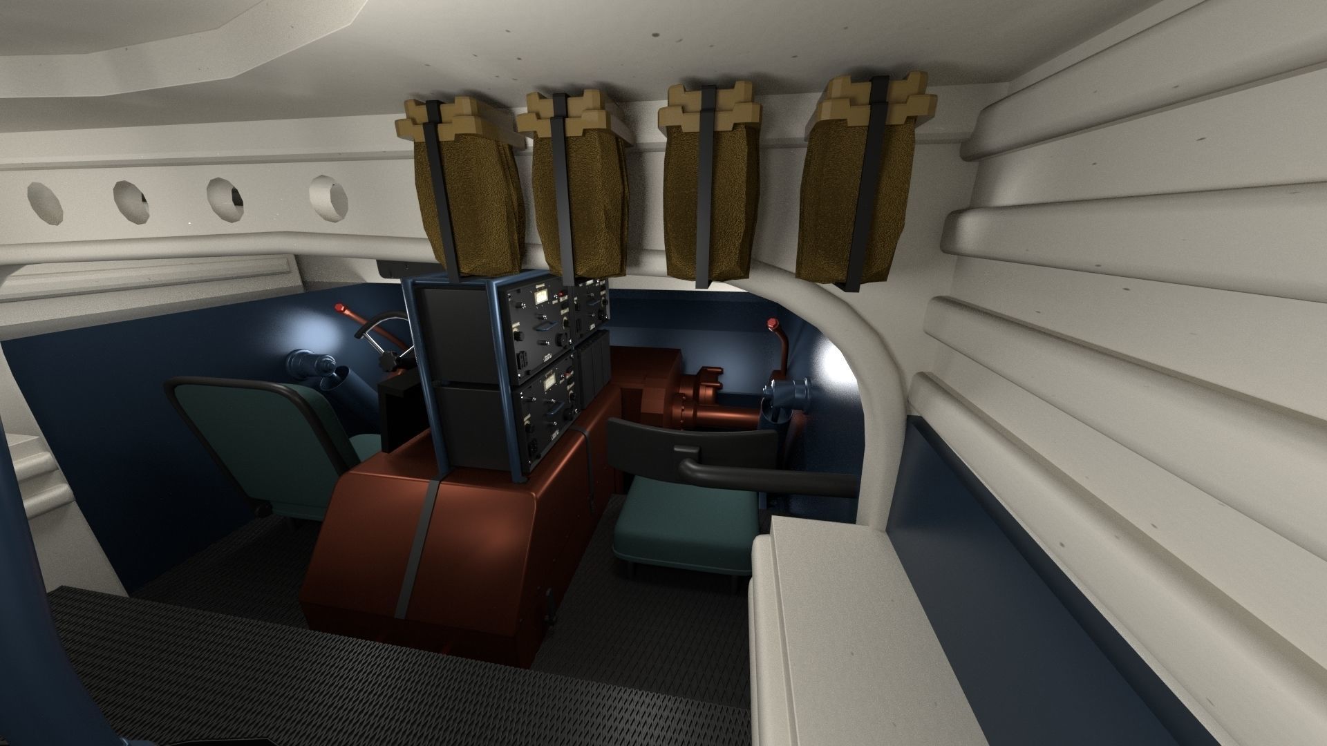 Fully built Panzer Tiger Tank Late 1944 v2 Firing 3D model_51