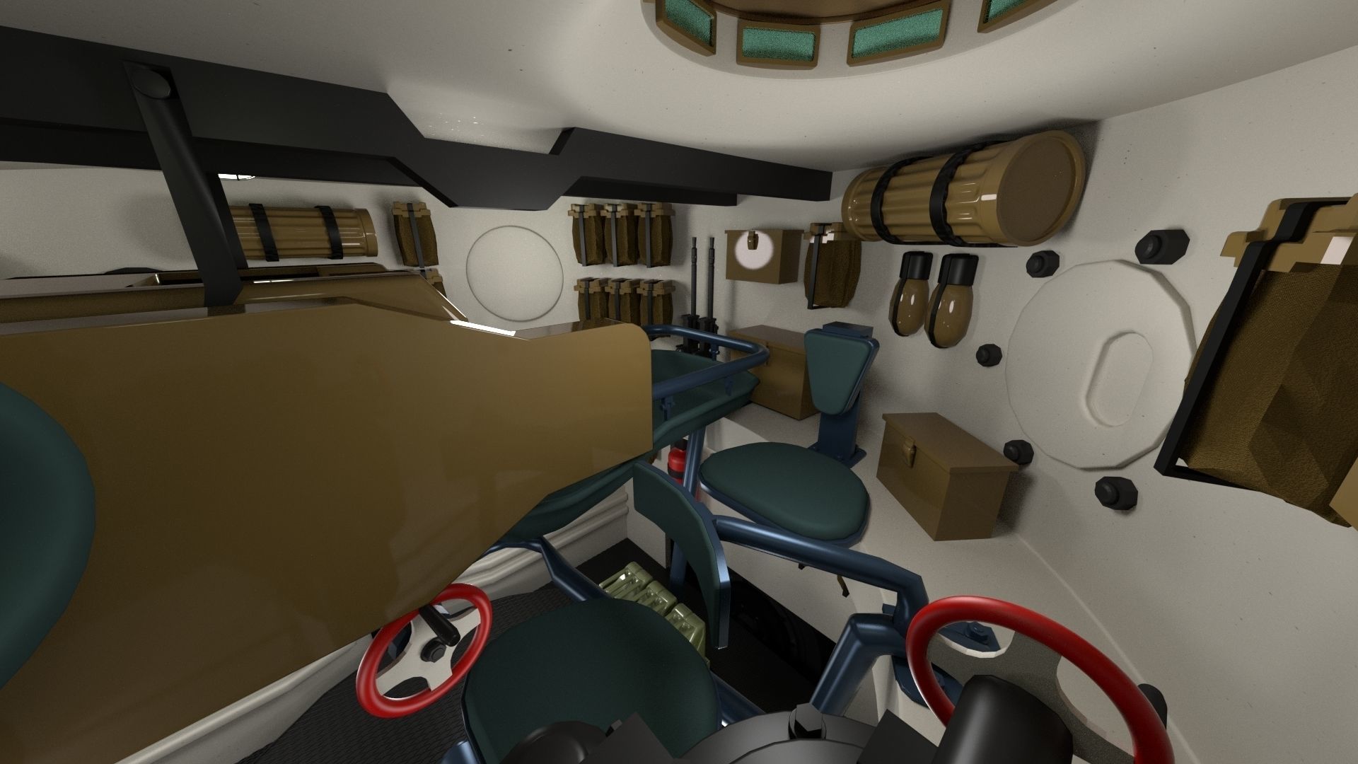 Fully built Panzer Tiger Tank Late 1944 v2 Firing 3D model_60