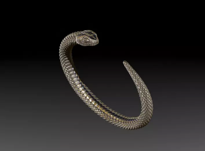 Snake Symbol of Rebirth Free 3D print model Free 3D print model_7