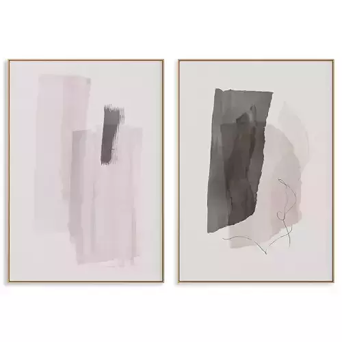 abstract painting frame set 