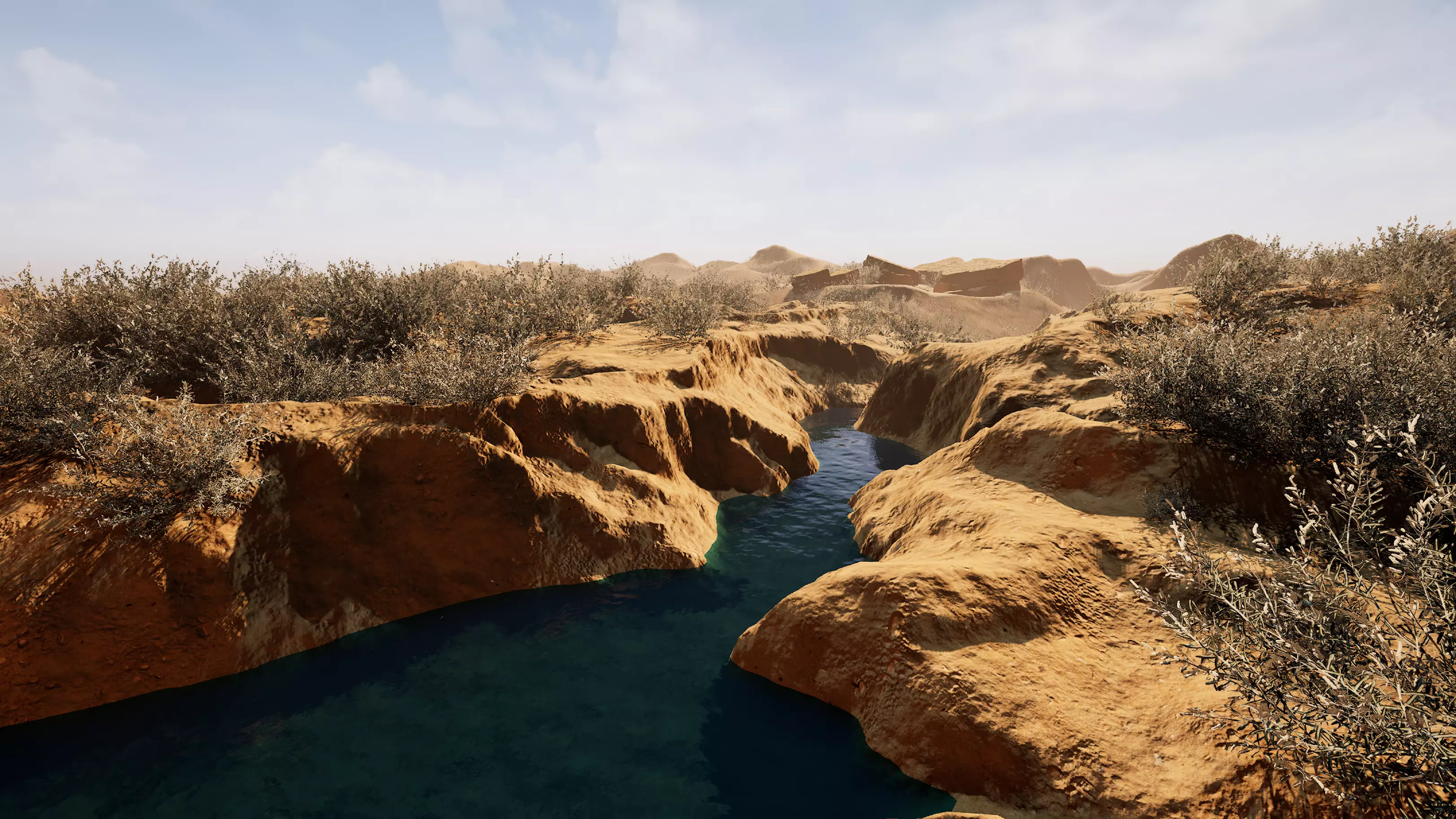 Desert Terraine-3D Game model Low-poly 3D model_3