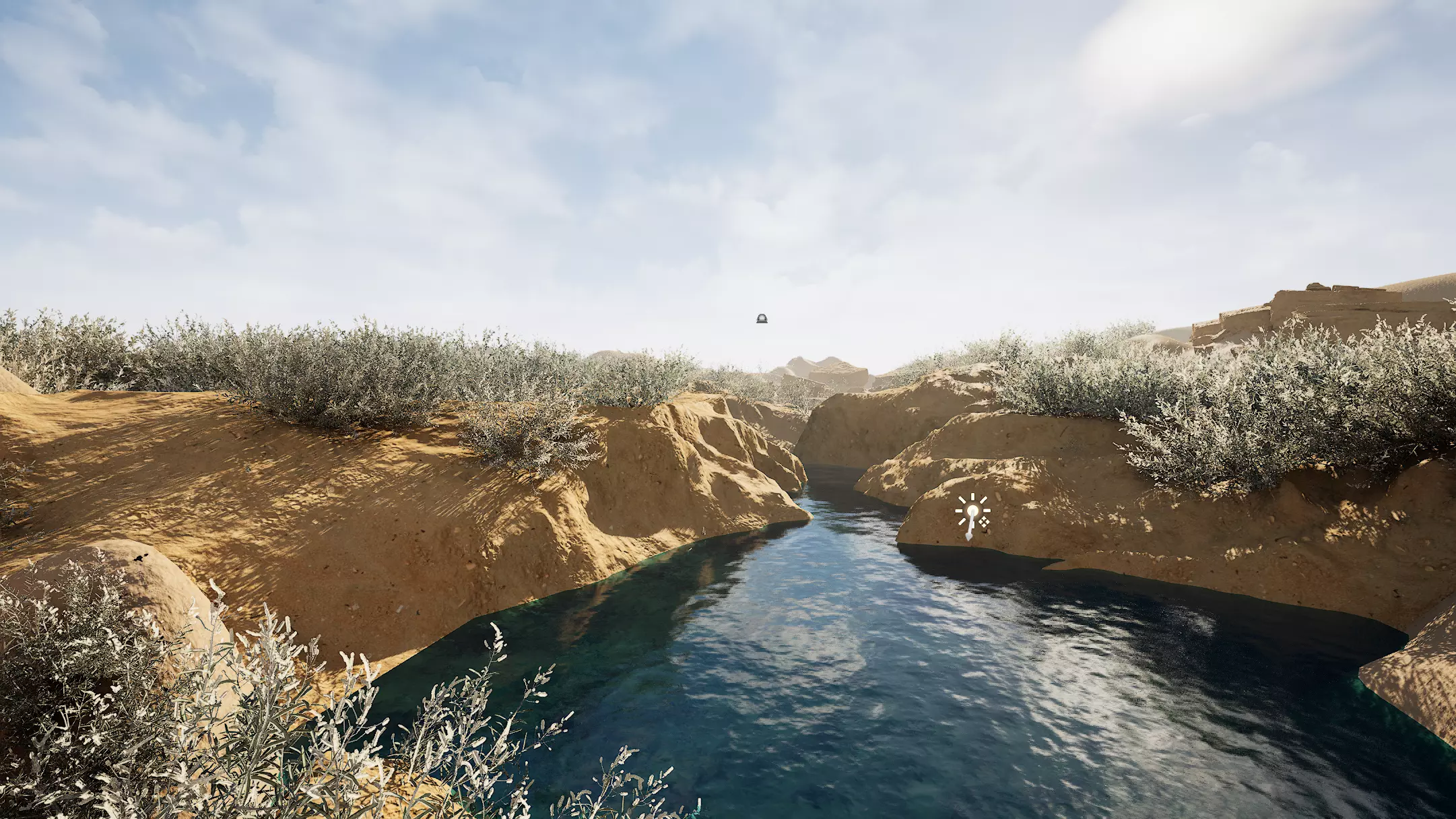 Desert Terraine-3D Game model Low-poly 3D model_0