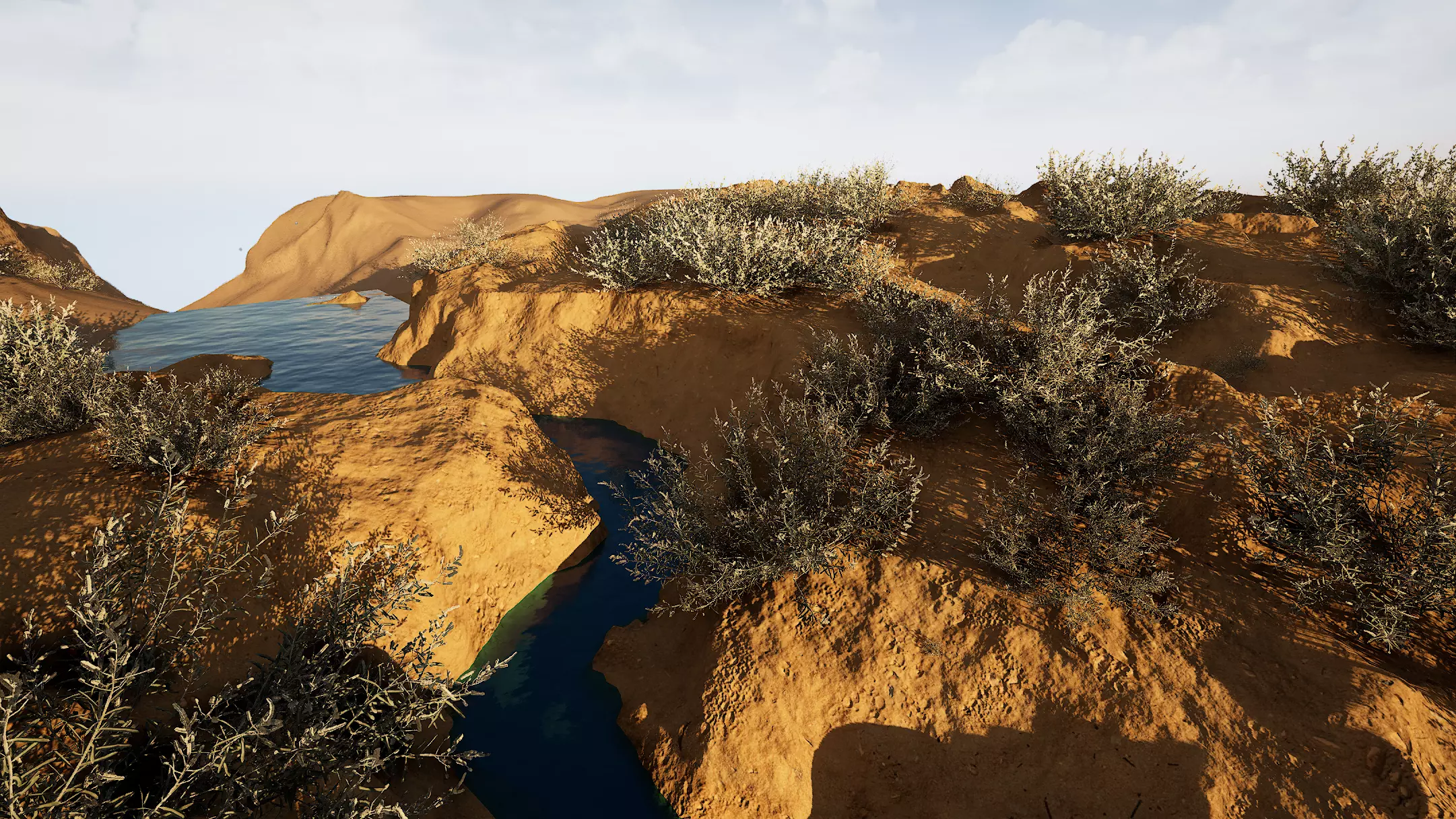 Desert Terraine-3D Game model Low-poly 3D model_1