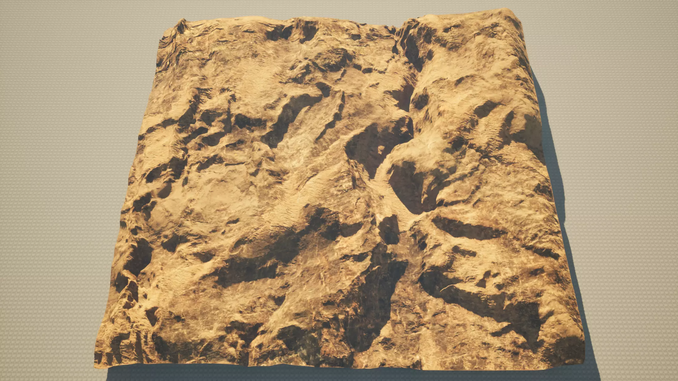 Desert Terraine-3D Game model Low-poly 3D model_11