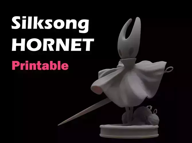 Silksong Hornet Printable Figure